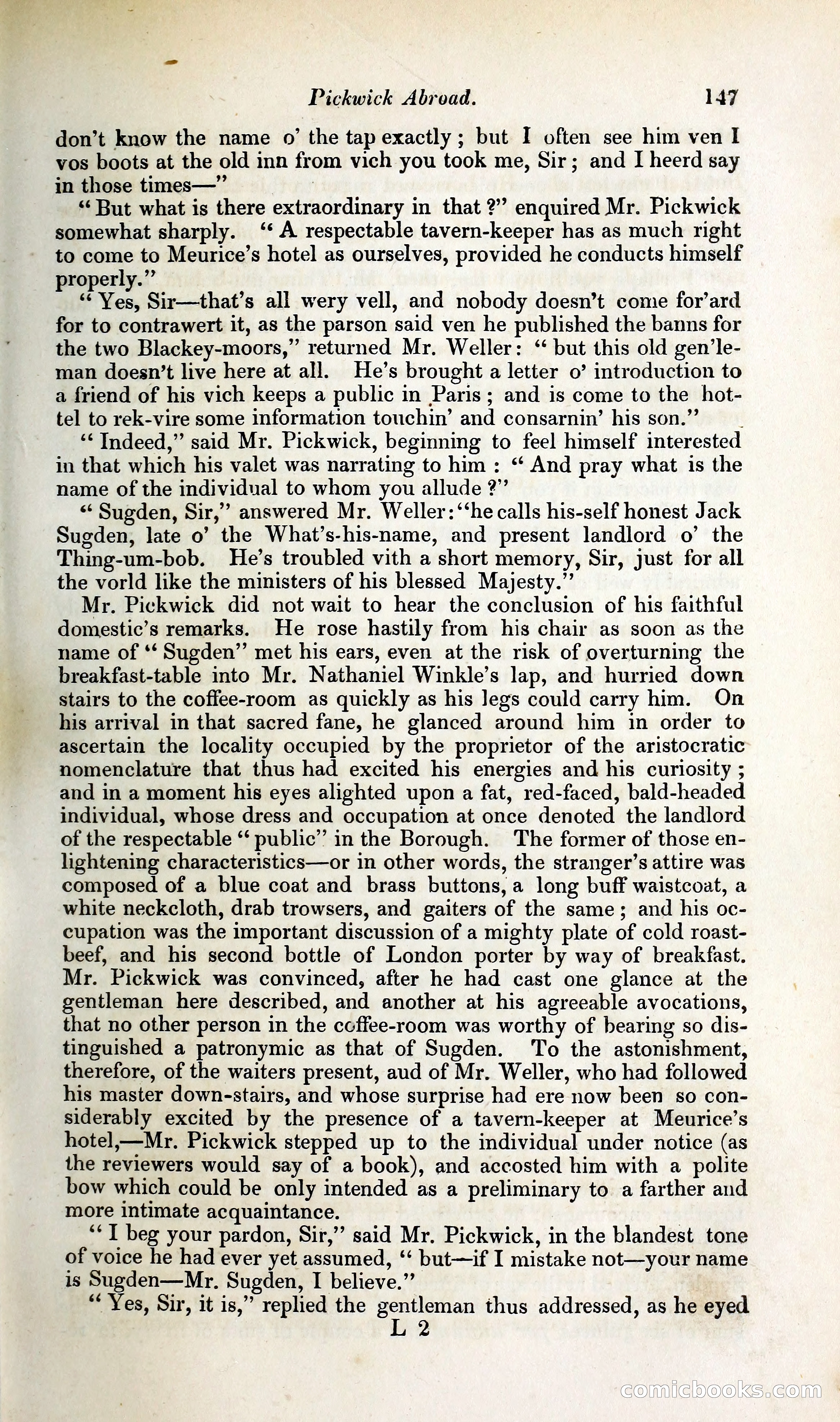 Pickwick Abroad: or, The Tour in France — page 192 of 392