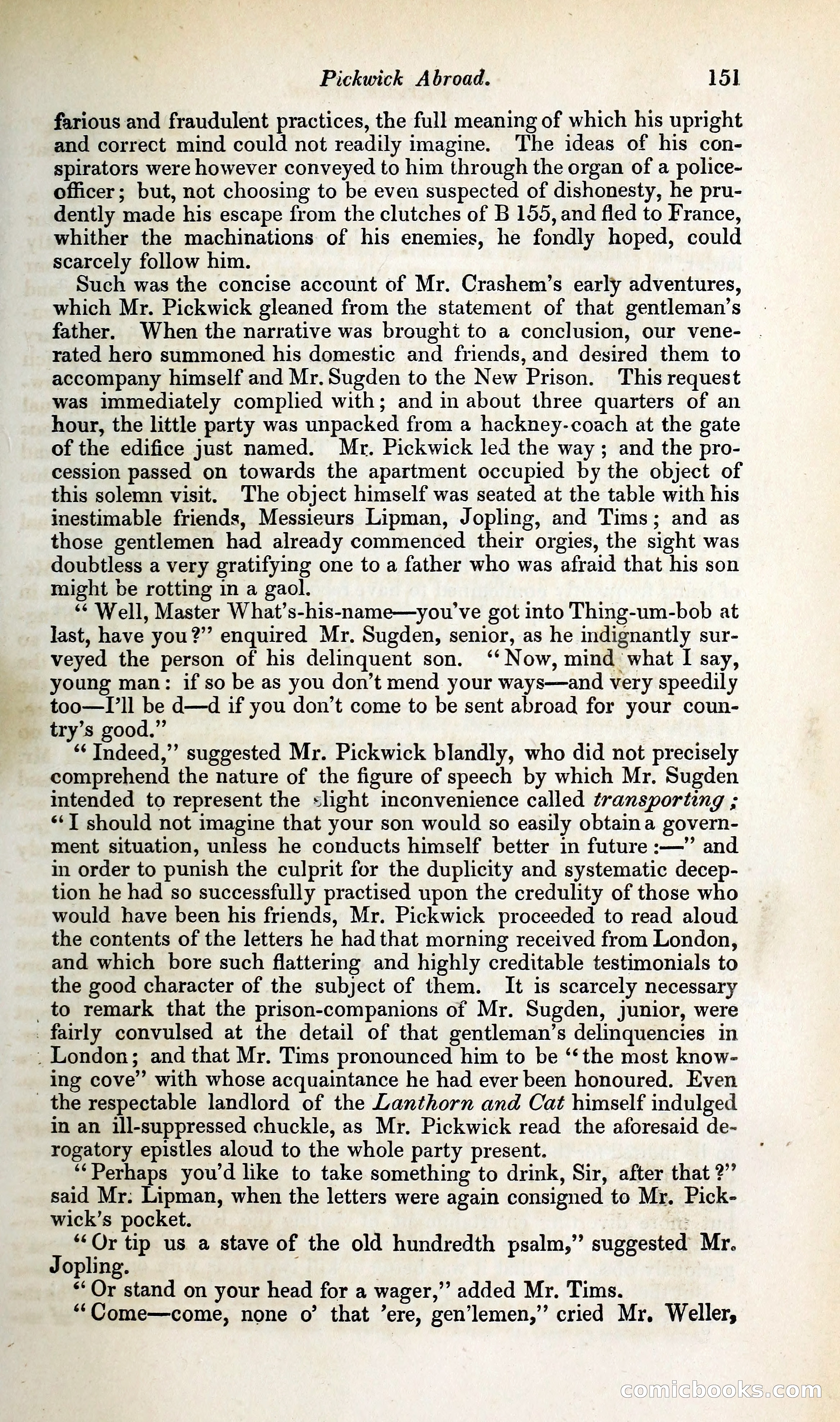 Pickwick Abroad: or, The Tour in France — page 196 of 392