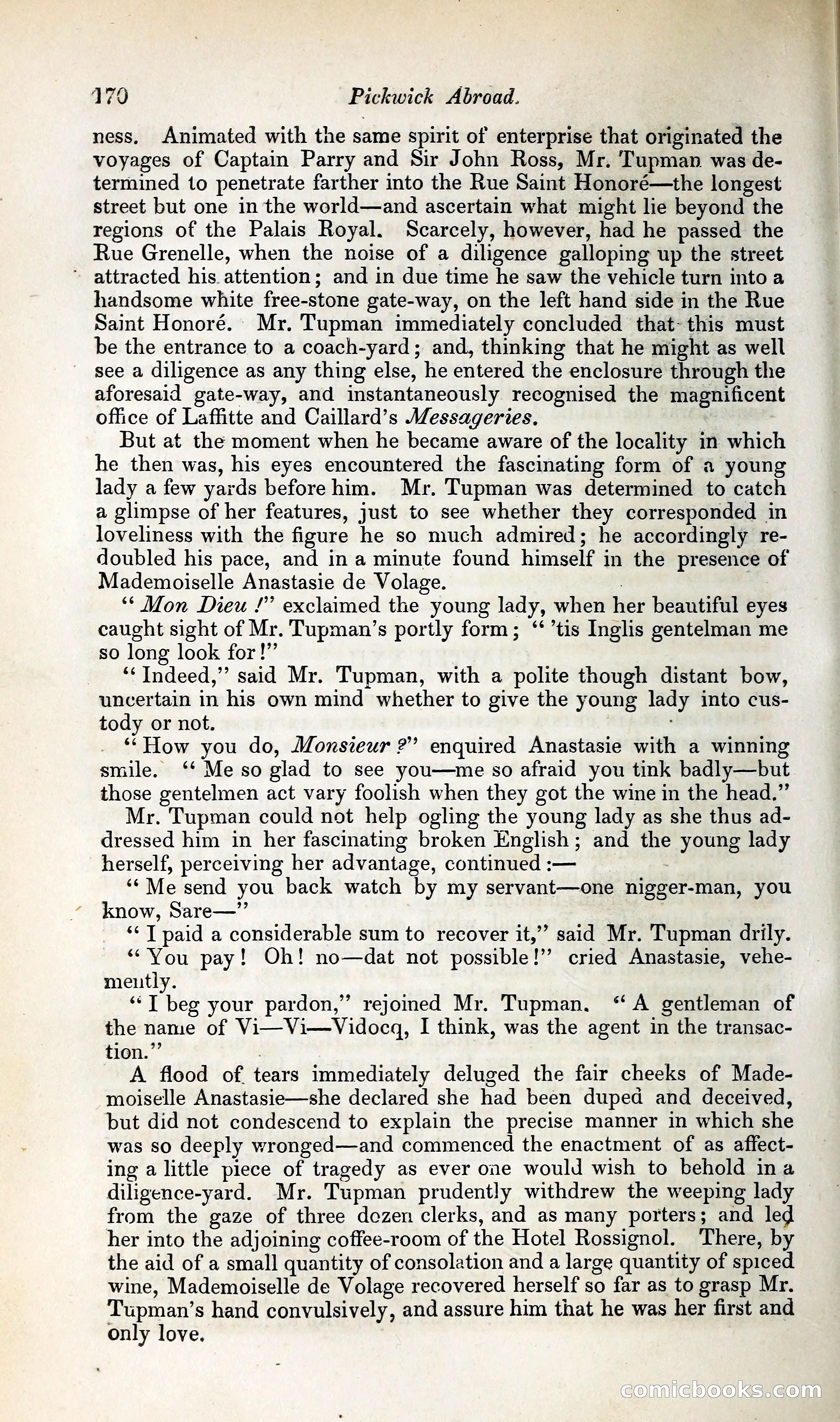Pickwick Abroad: or, The Tour in France — page 217 of 392