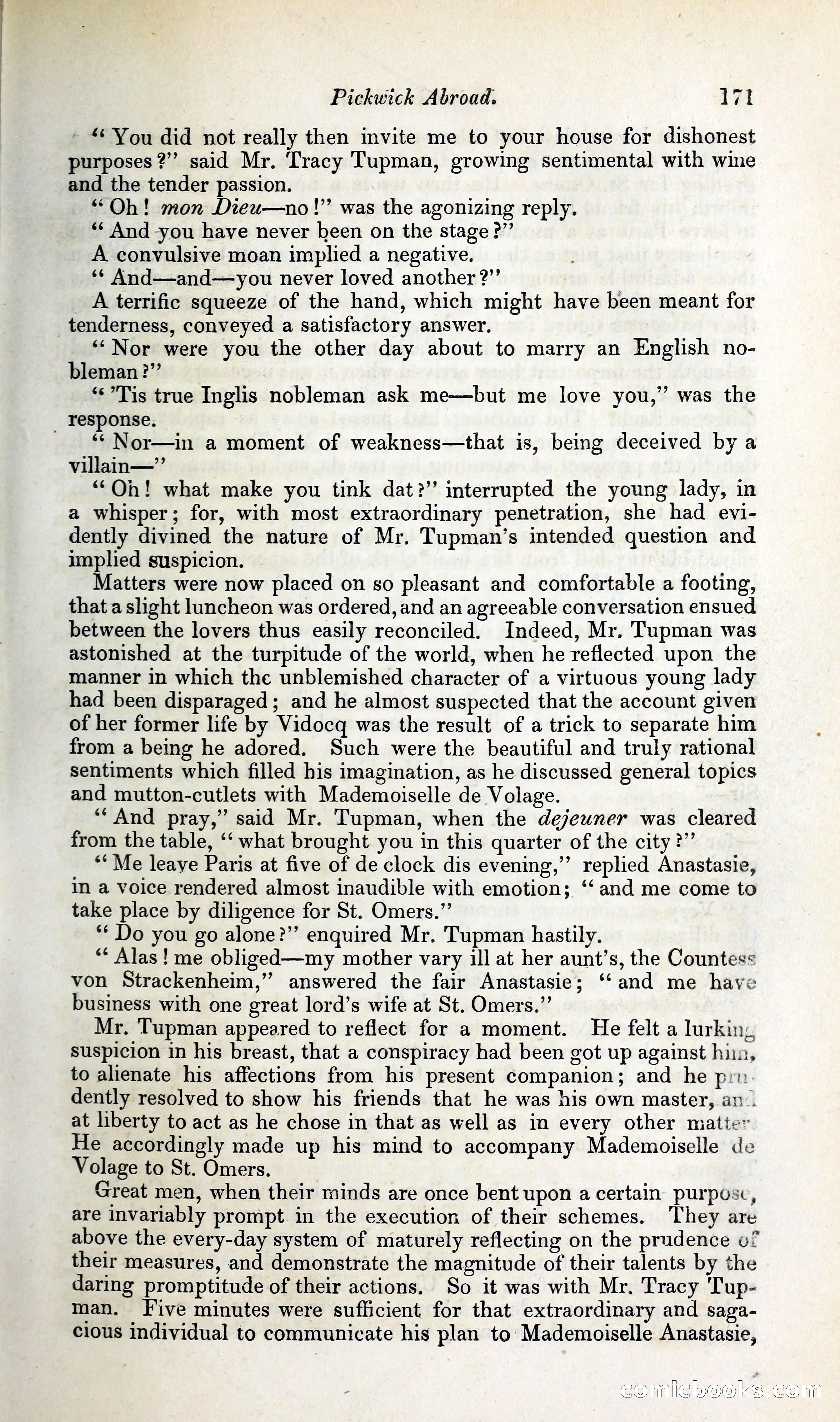 Pickwick Abroad: or, The Tour in France — page 218 of 392