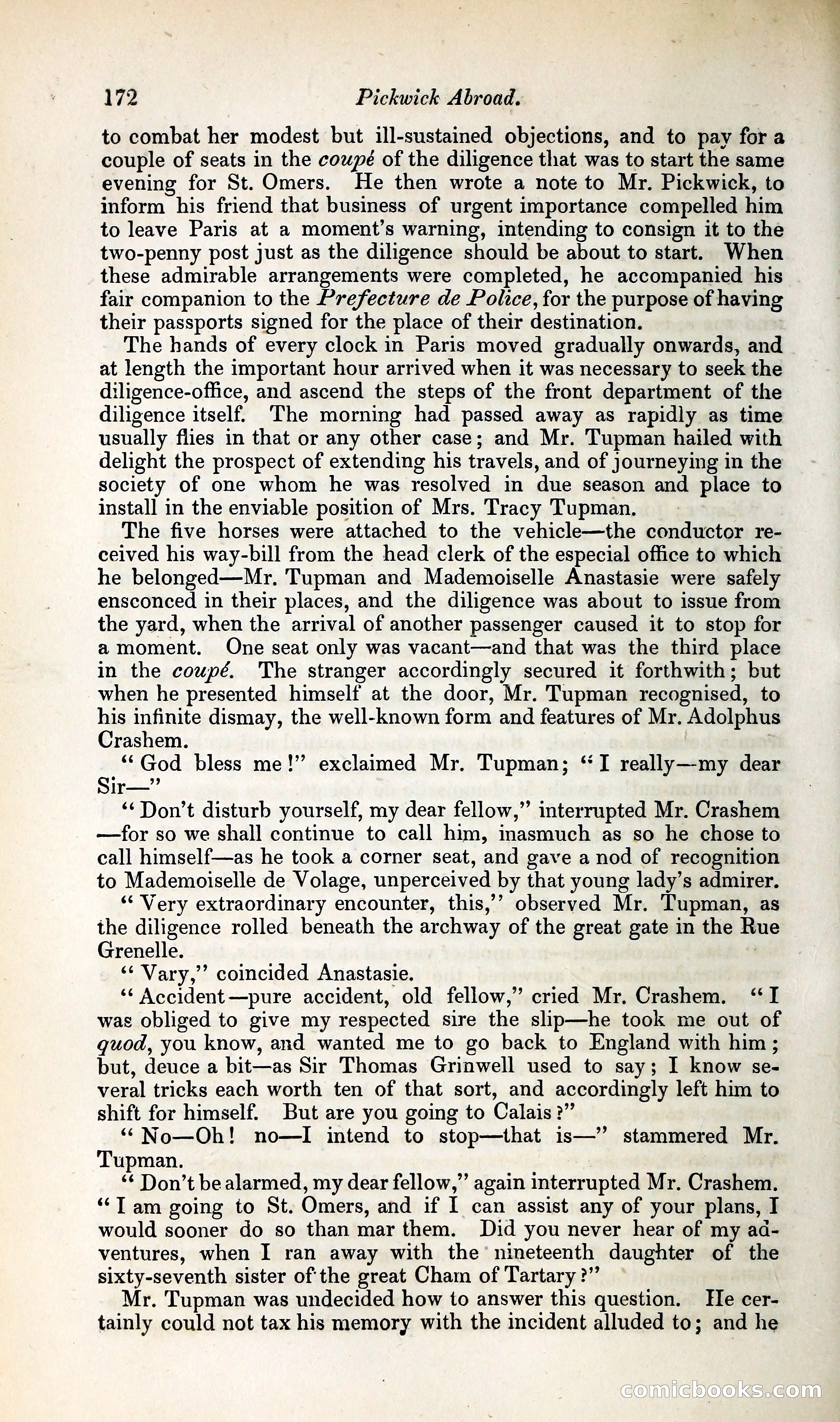 Pickwick Abroad: or, The Tour in France — page 219 of 392