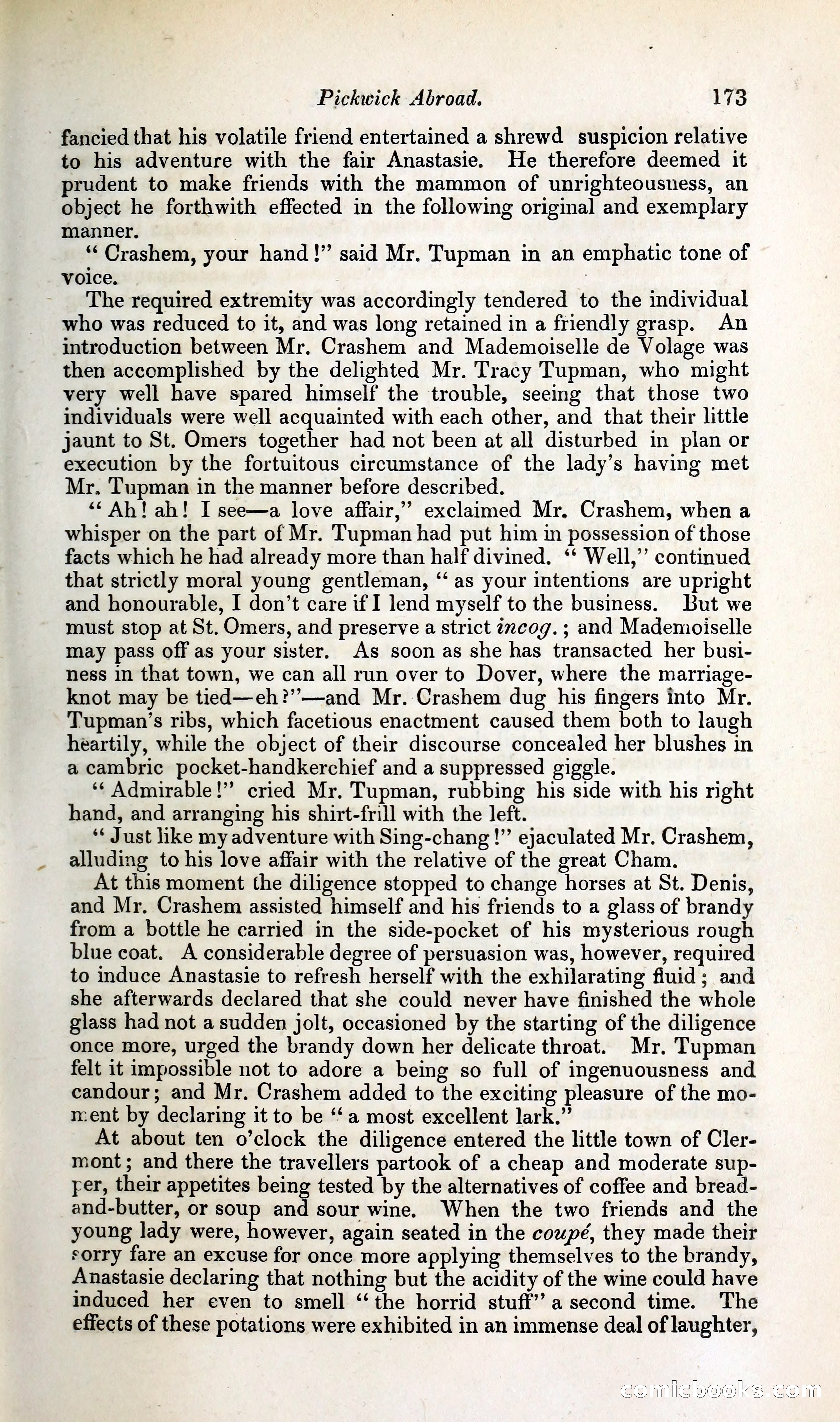 Pickwick Abroad: or, The Tour in France — page 220 of 392