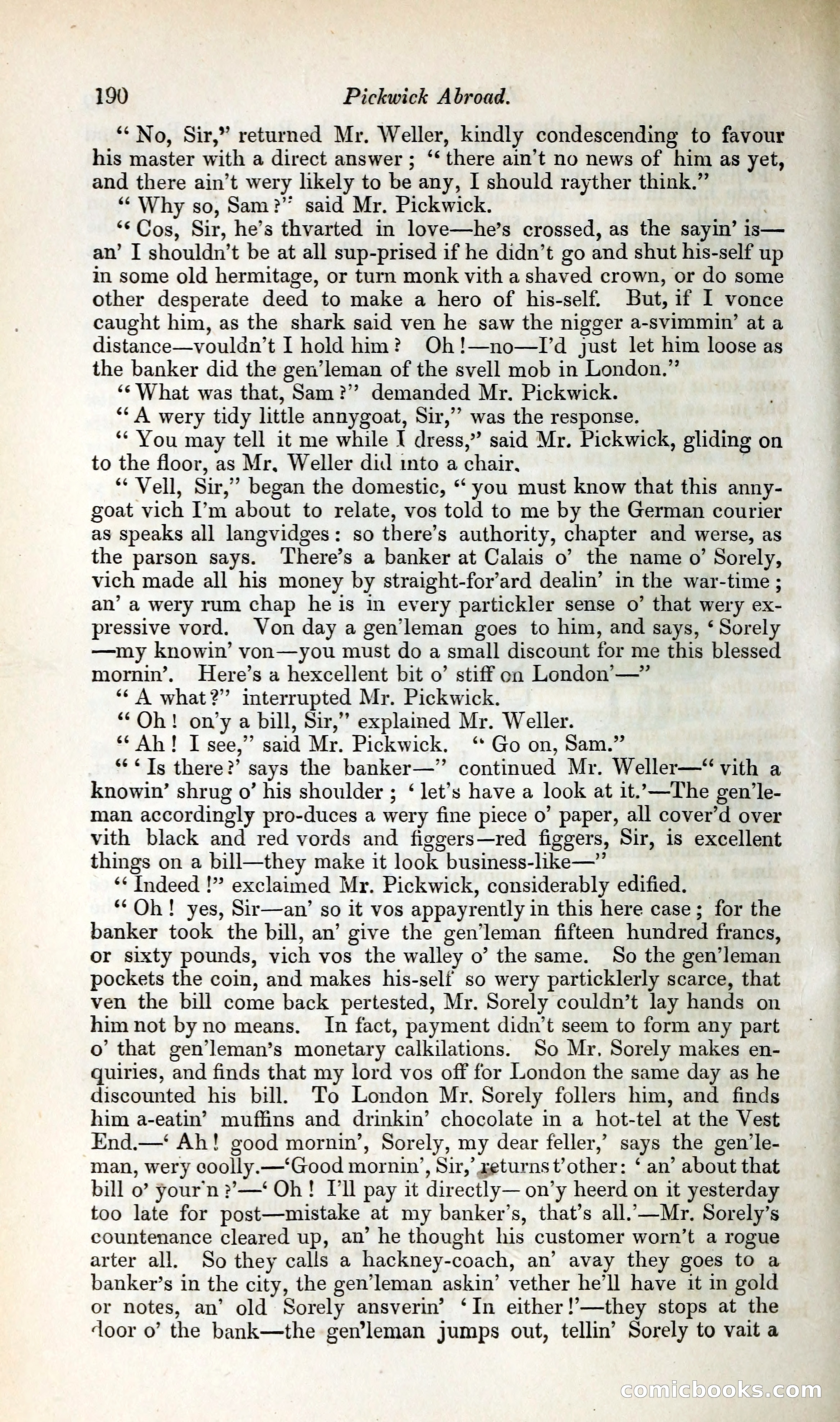 Pickwick Abroad: or, The Tour in France — page 239 of 392