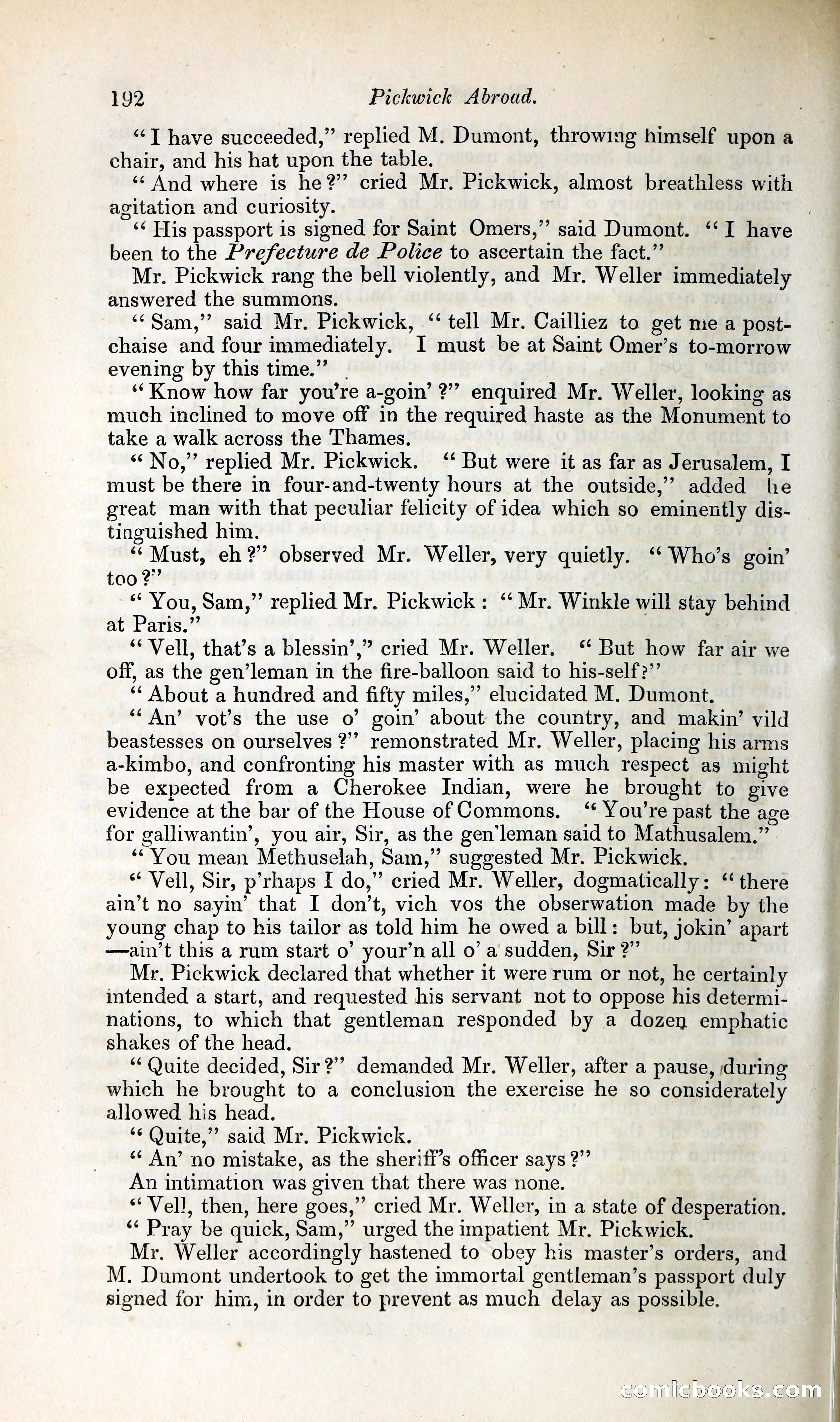 Pickwick Abroad: or, The Tour in France — page 241 of 392