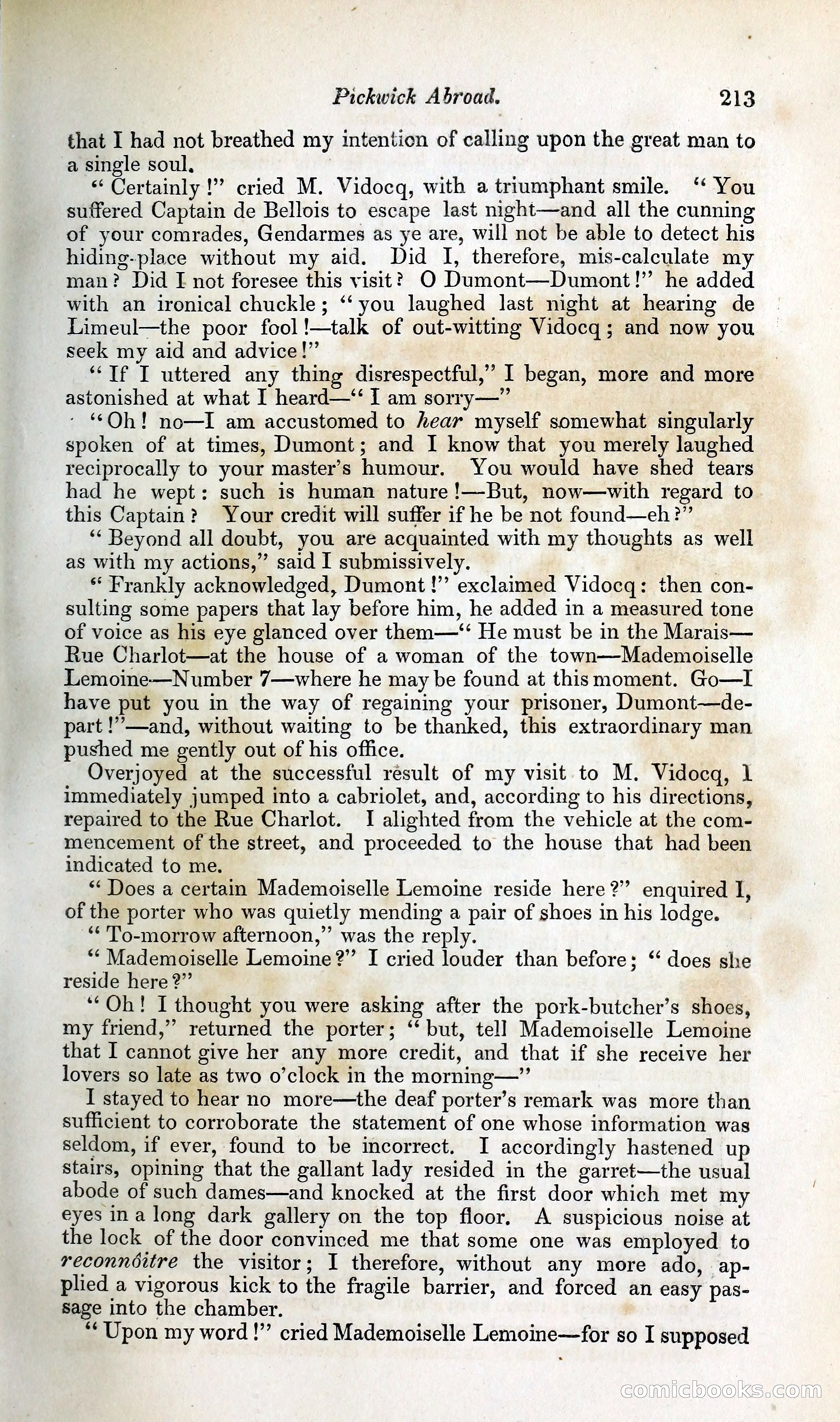 Pickwick Abroad: or, The Tour in France — page 262 of 392