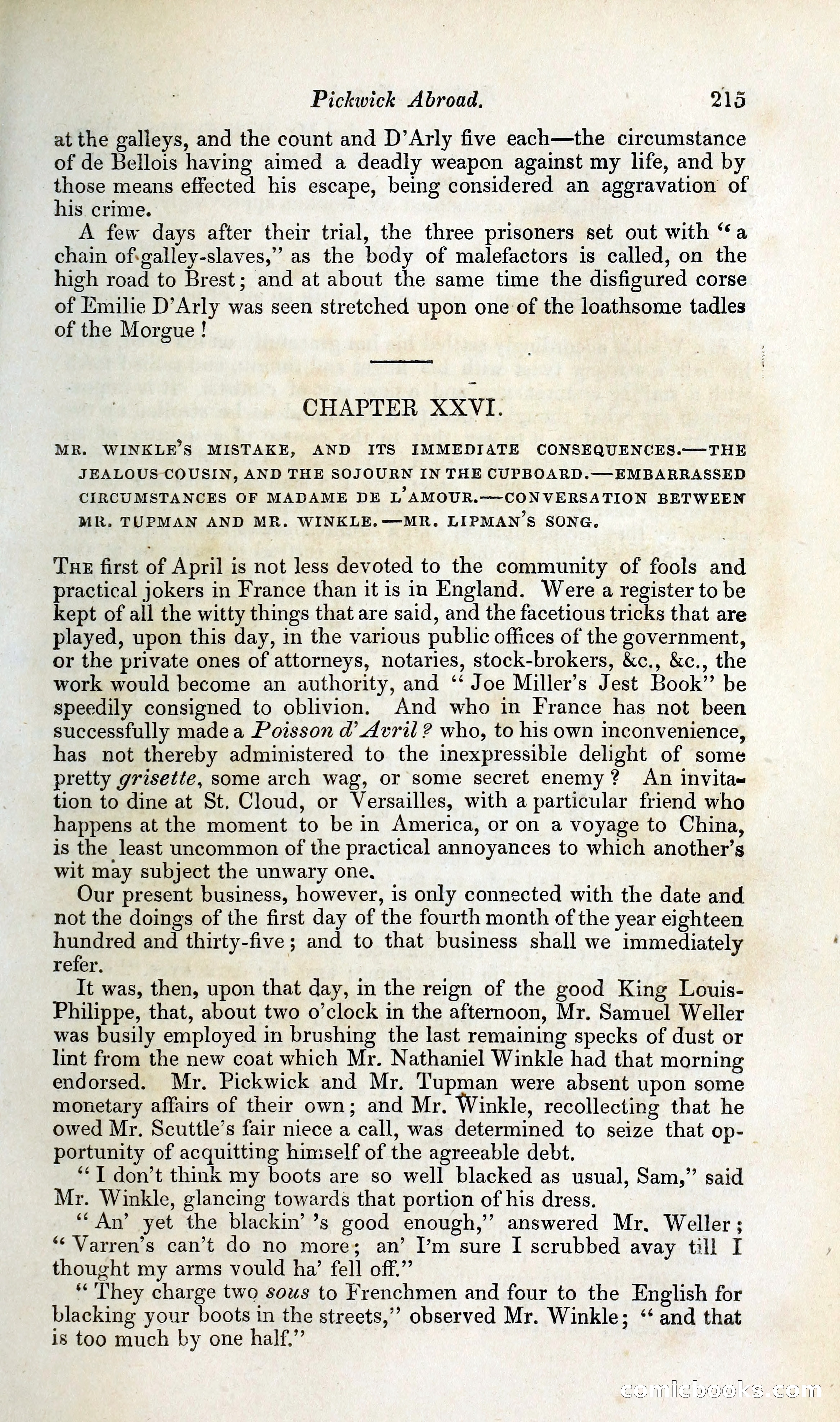 Pickwick Abroad: or, The Tour in France — page 266 of 392