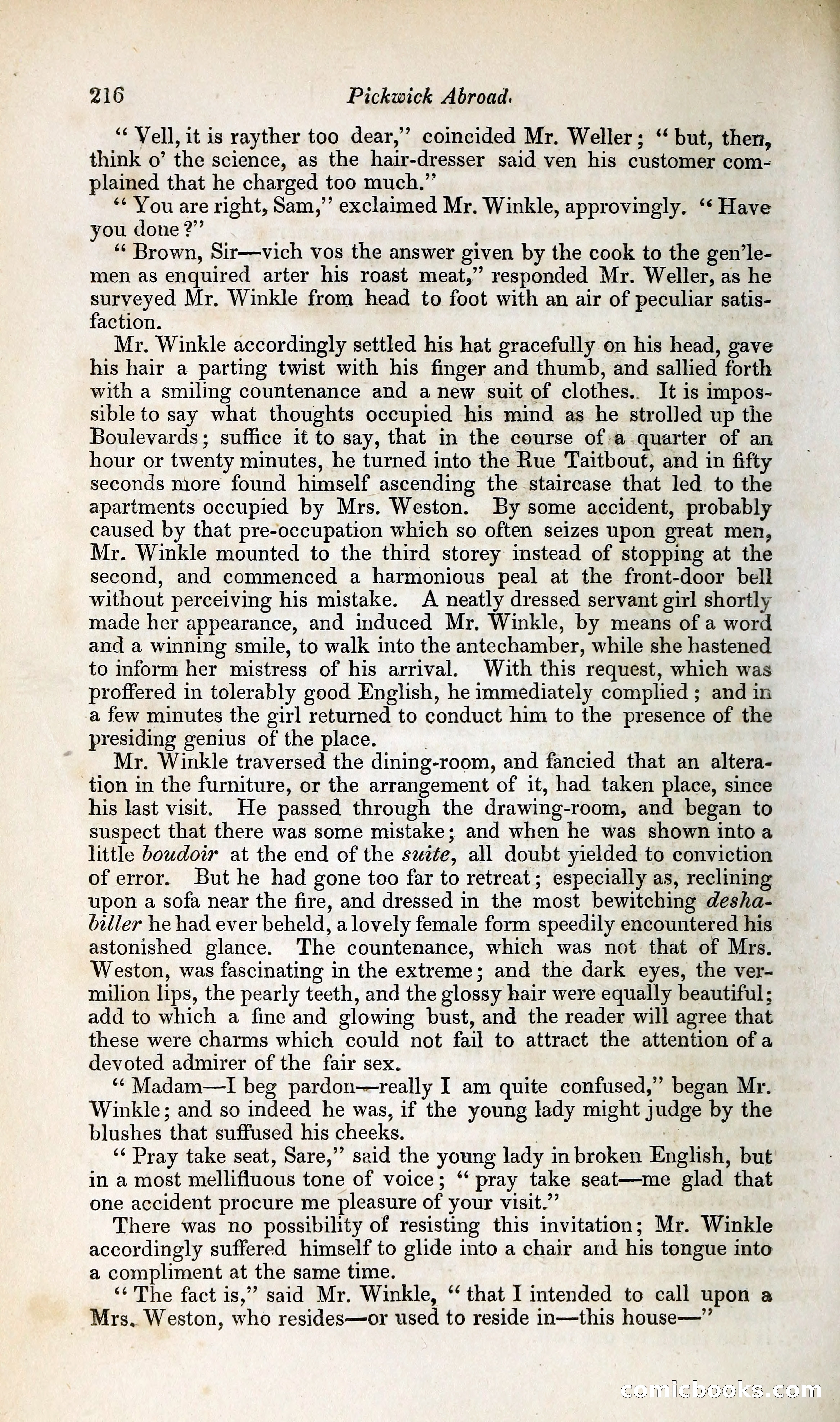 Pickwick Abroad: or, The Tour in France — page 267 of 392