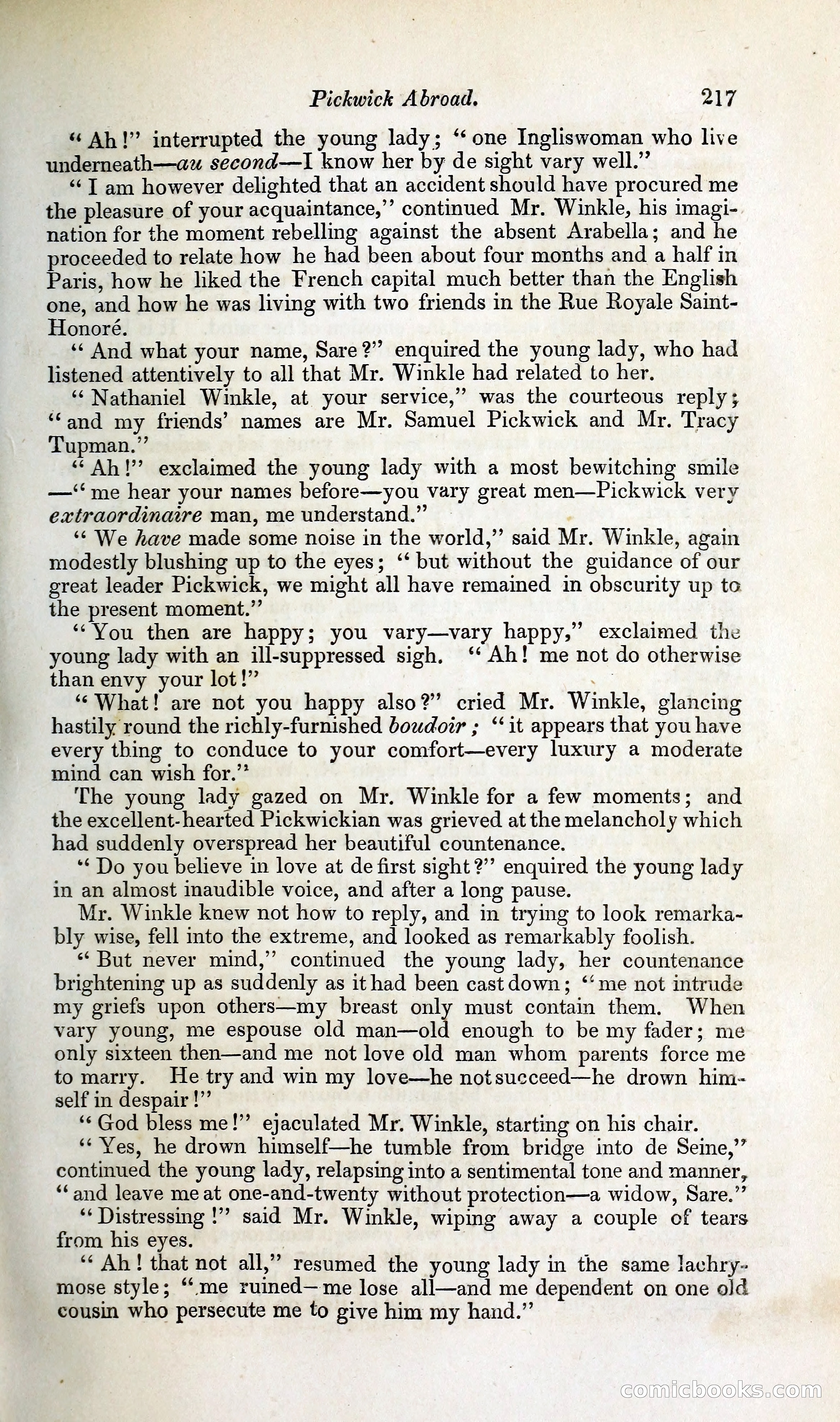 Pickwick Abroad: or, The Tour in France — page 268 of 392
