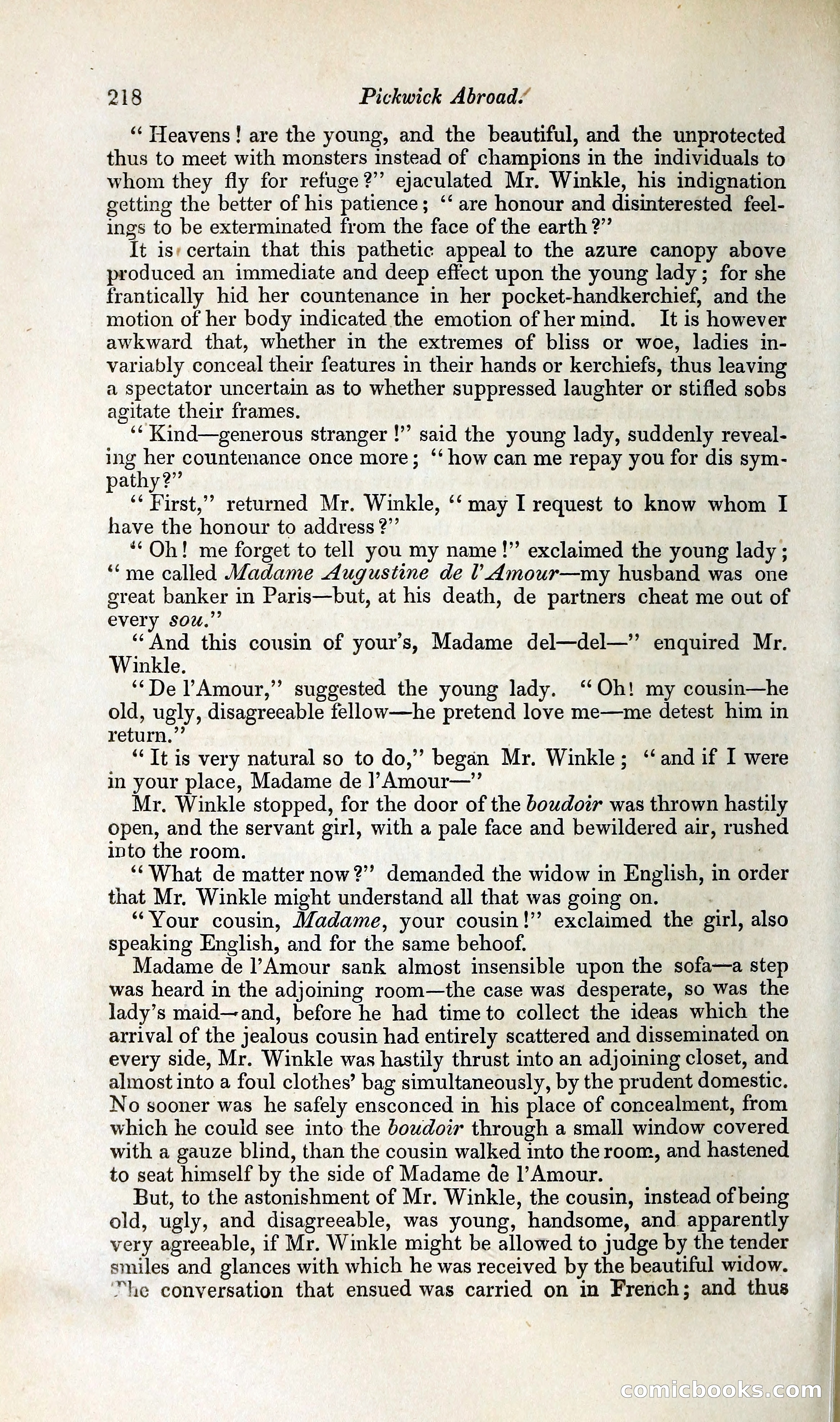 Pickwick Abroad: or, The Tour in France — page 269 of 392