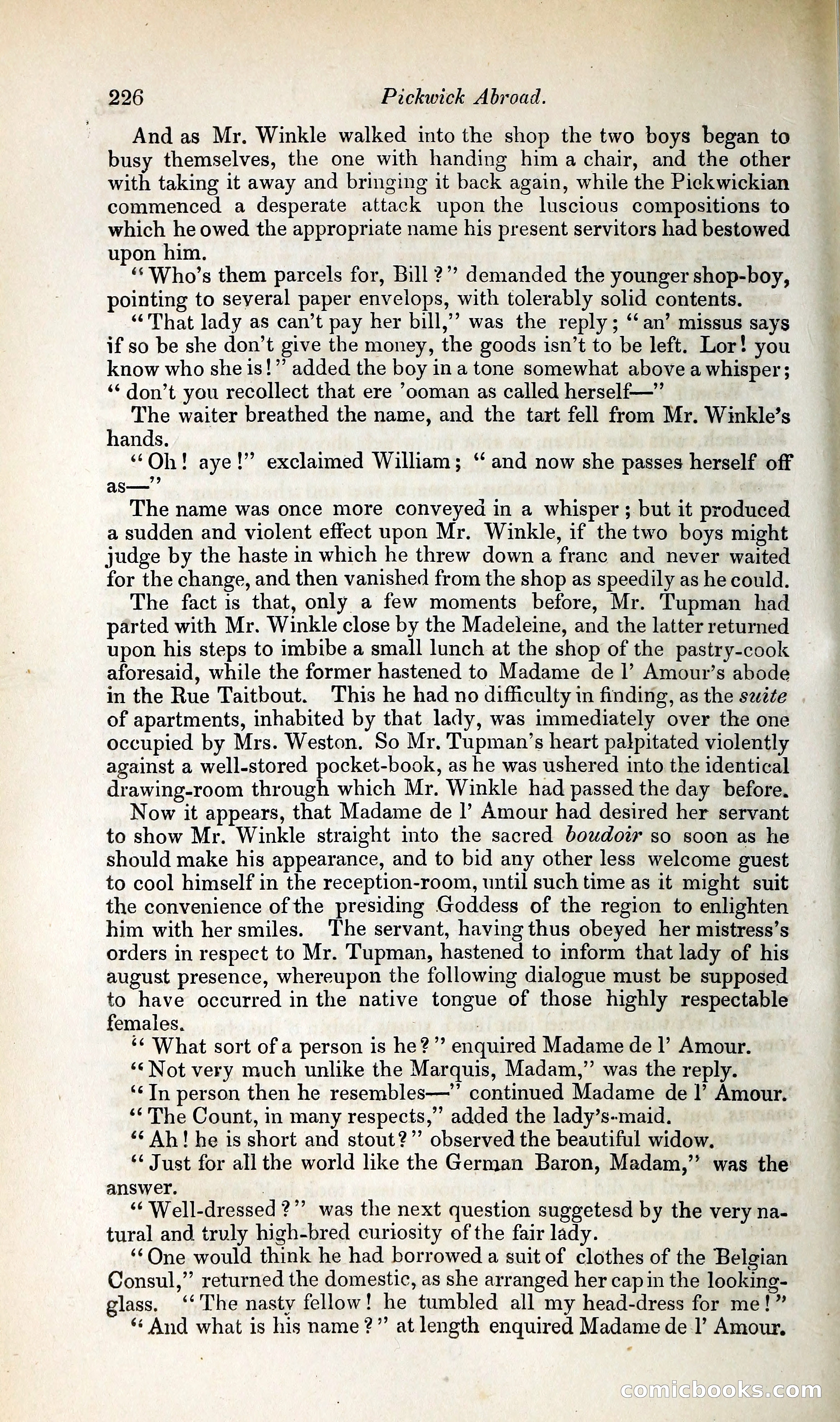 Pickwick Abroad: or, The Tour in France — page 279 of 392