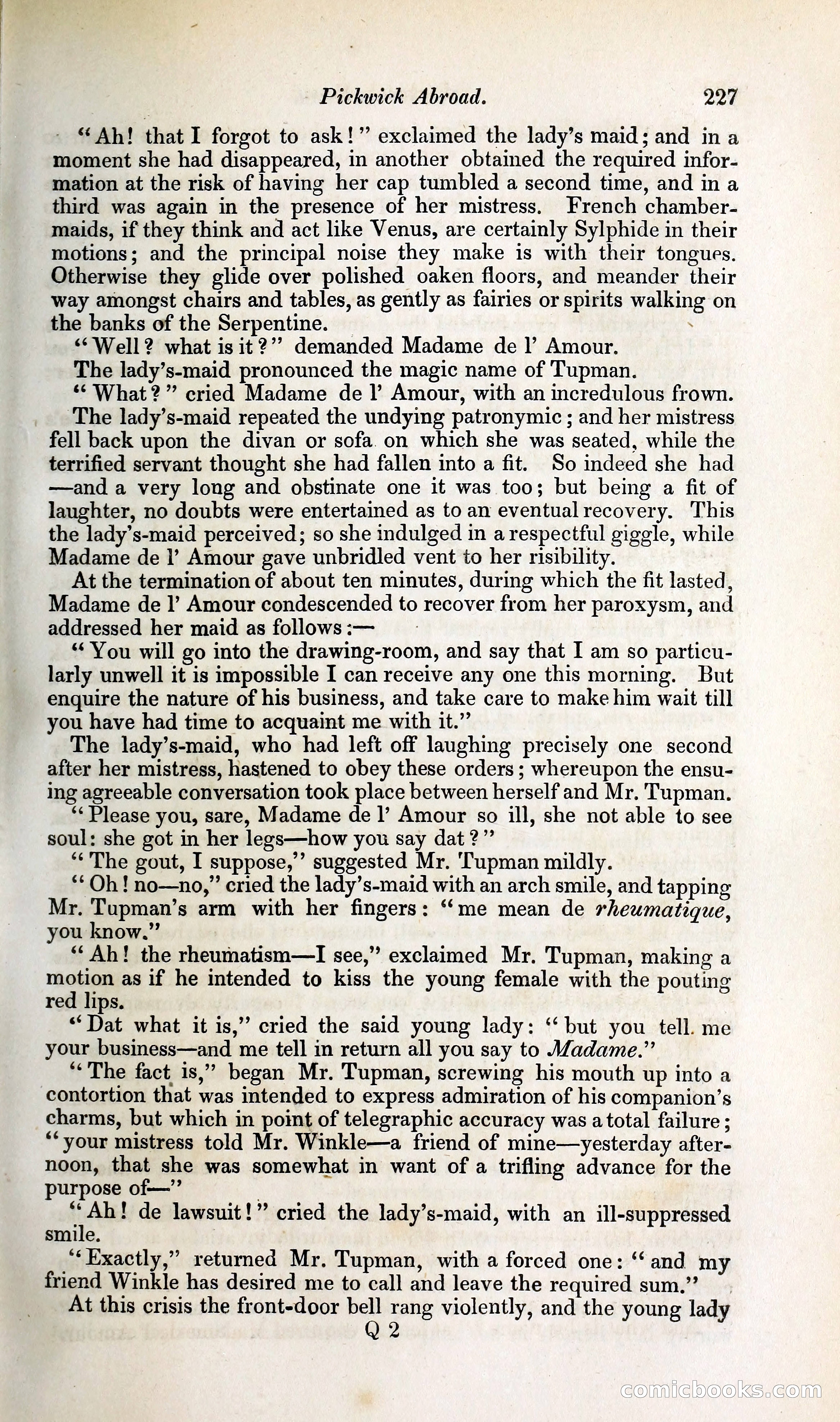 Pickwick Abroad: or, The Tour in France — page 280 of 392