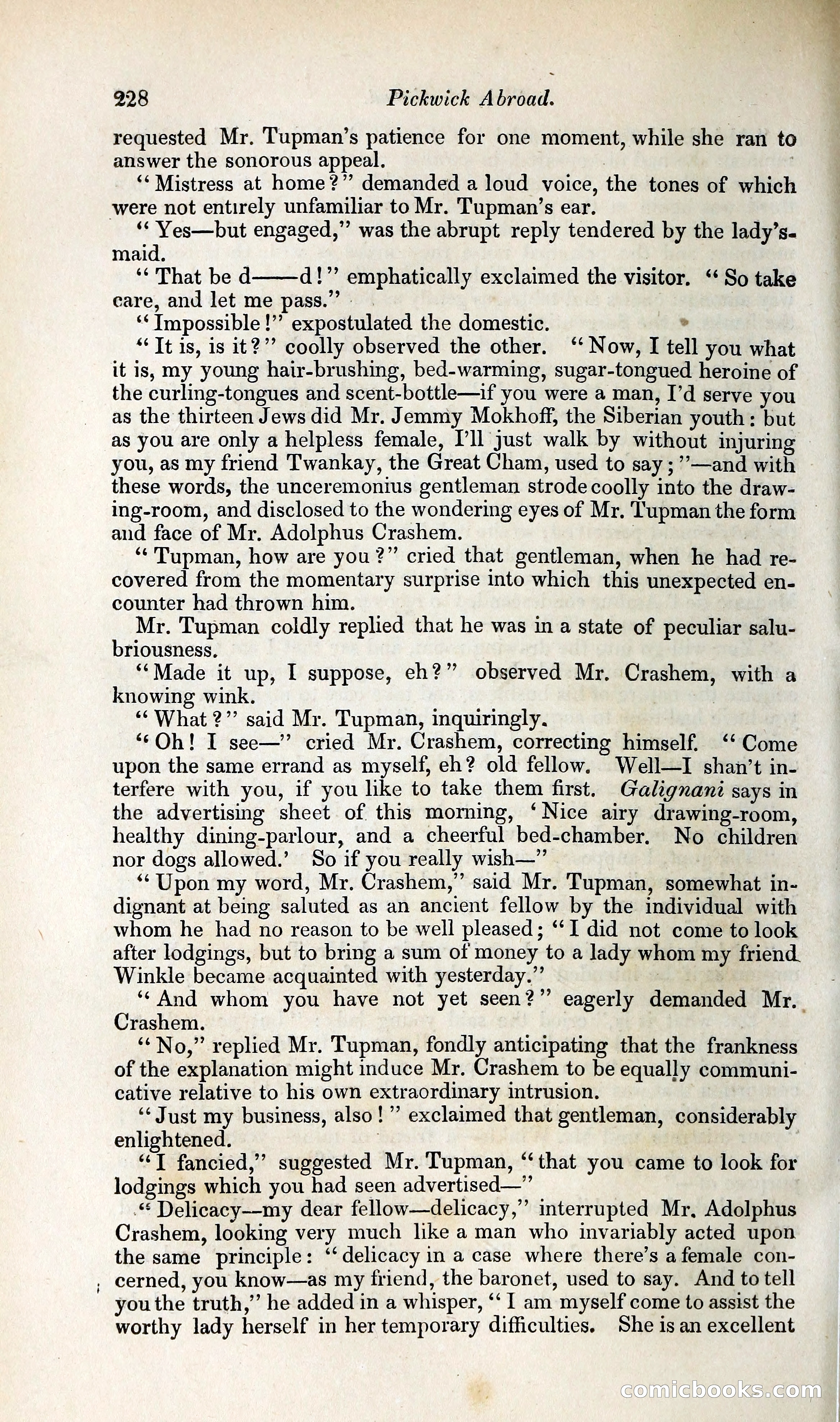 Pickwick Abroad: or, The Tour in France — page 281 of 392