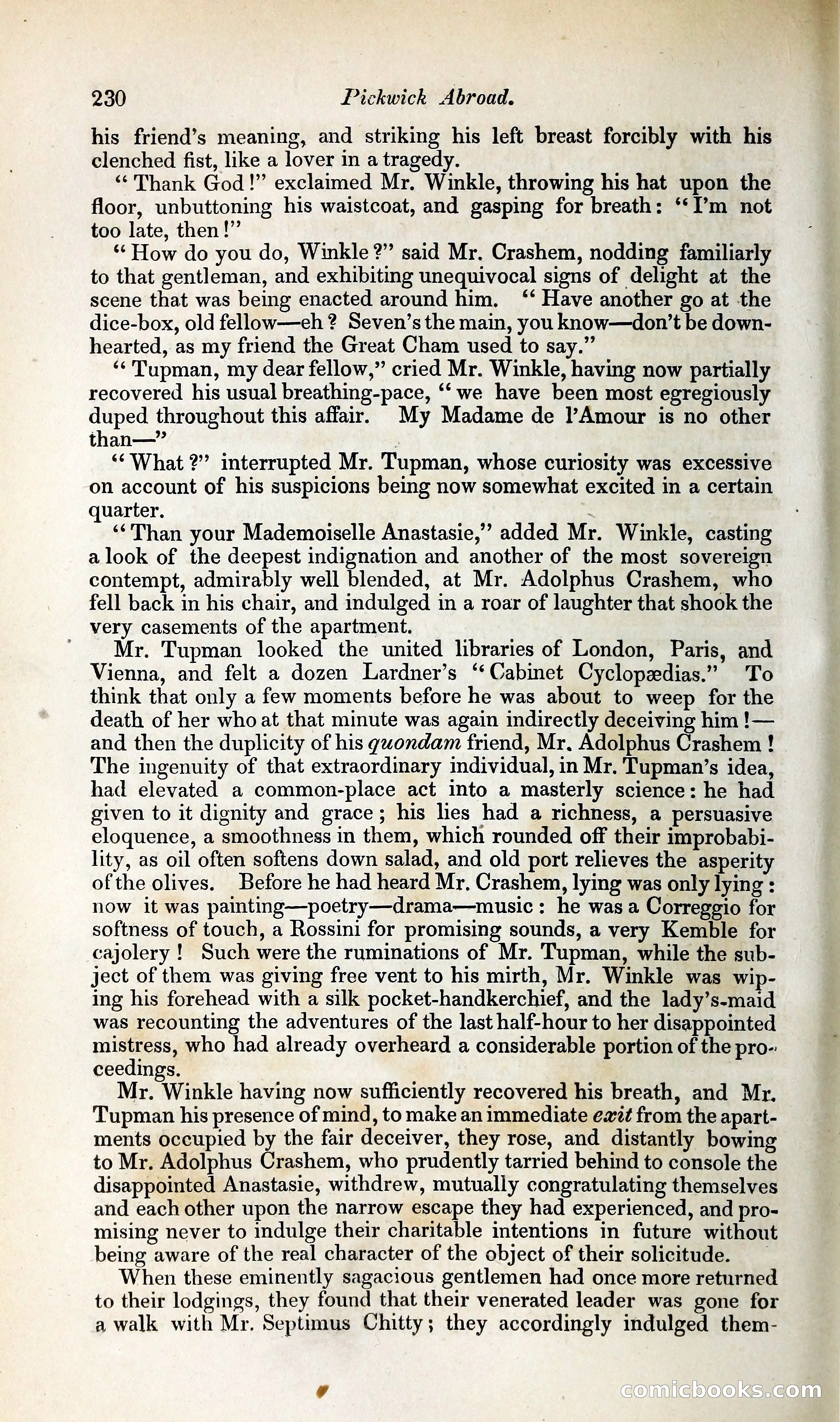 Pickwick Abroad: or, The Tour in France — page 285 of 392