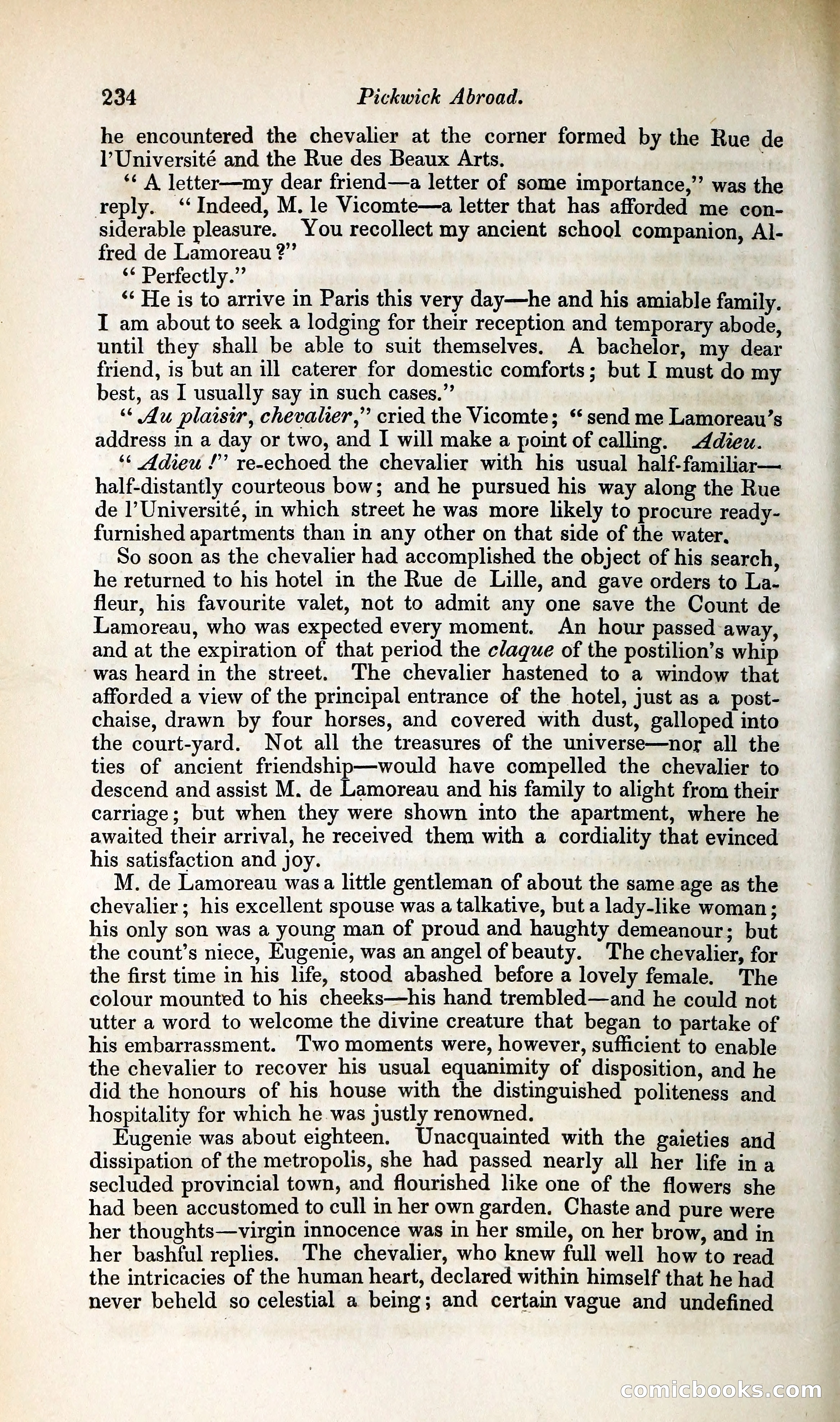 Pickwick Abroad: or, The Tour in France — page 289 of 392