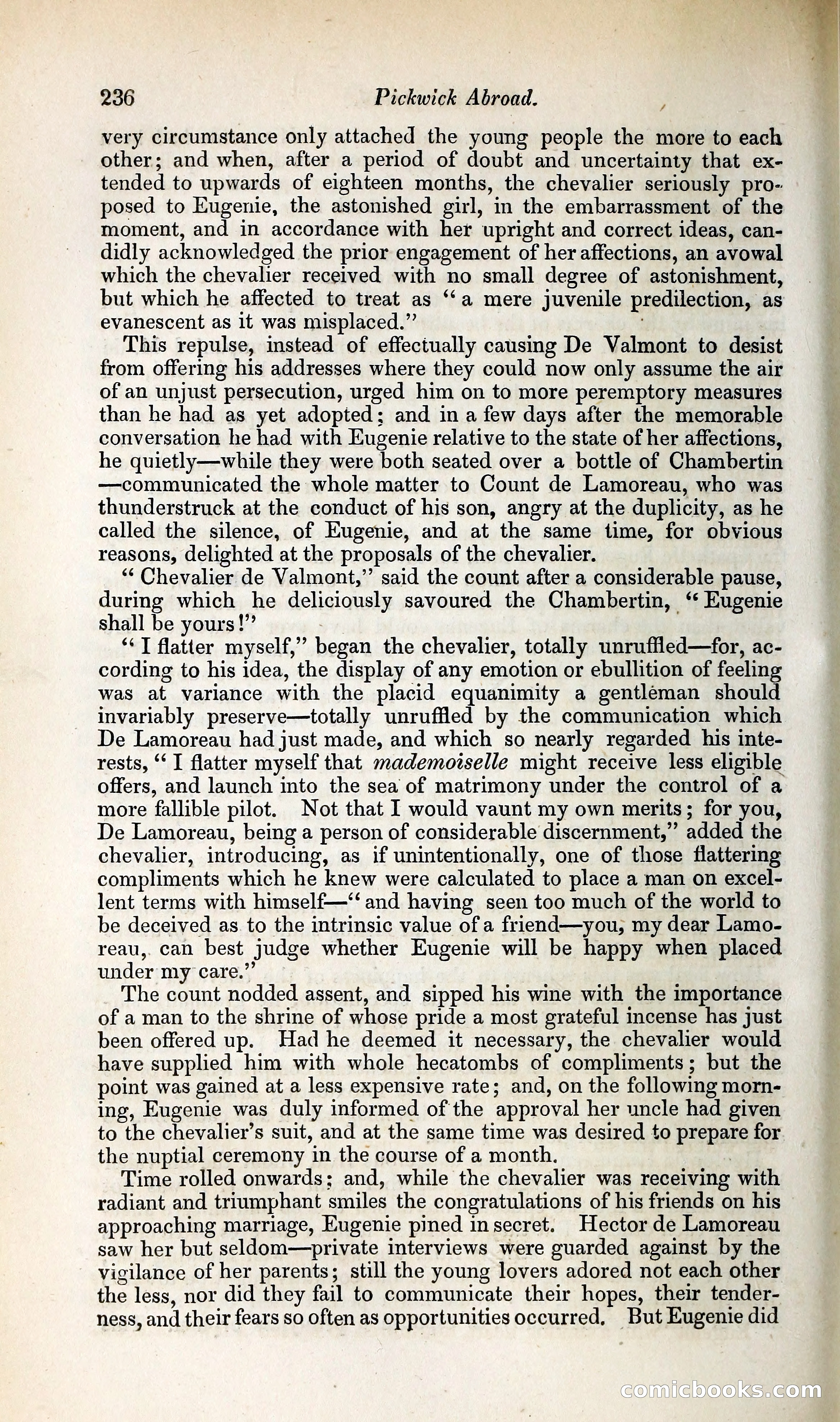 Pickwick Abroad: or, The Tour in France — page 291 of 392