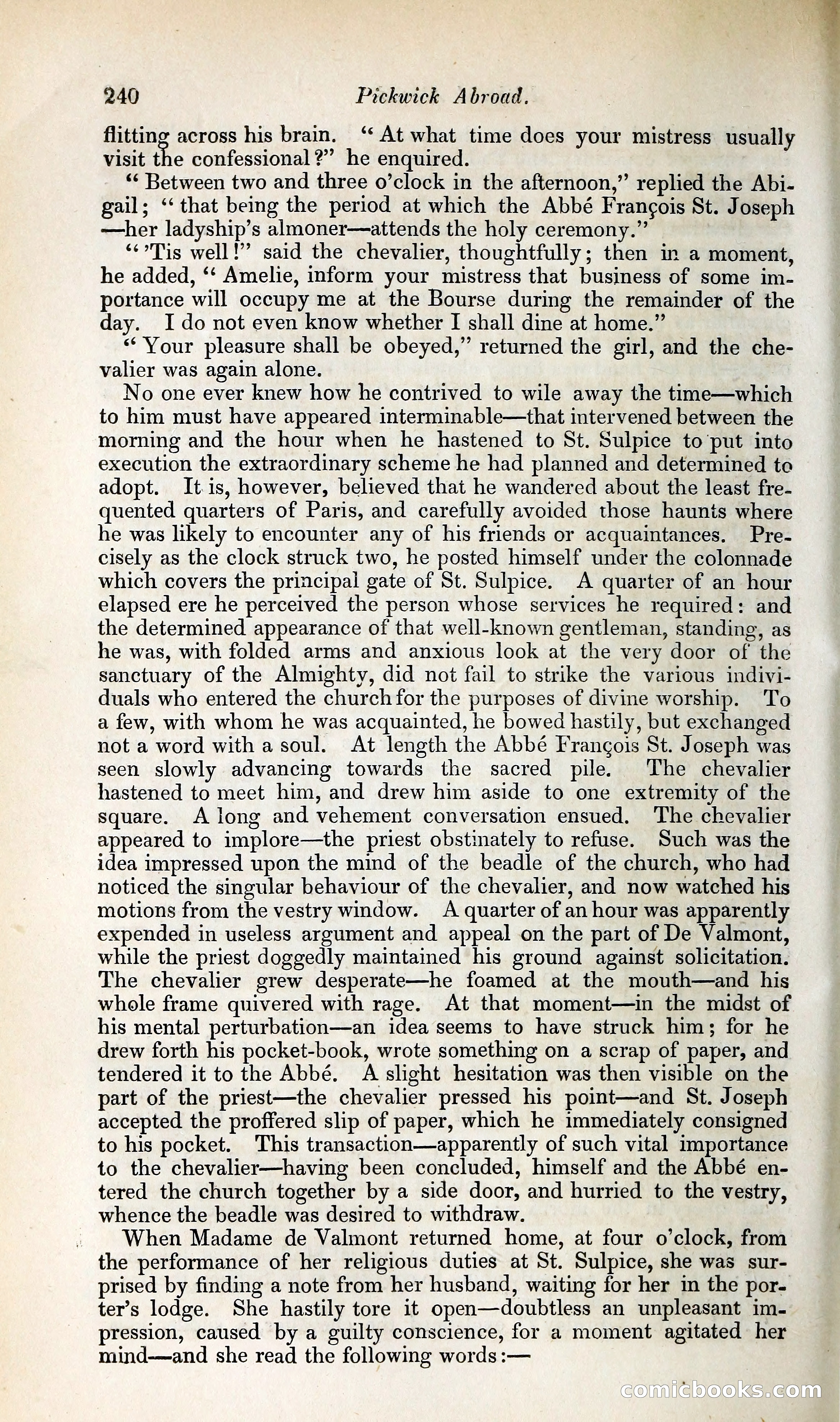 Pickwick Abroad: or, The Tour in France — page 295 of 392