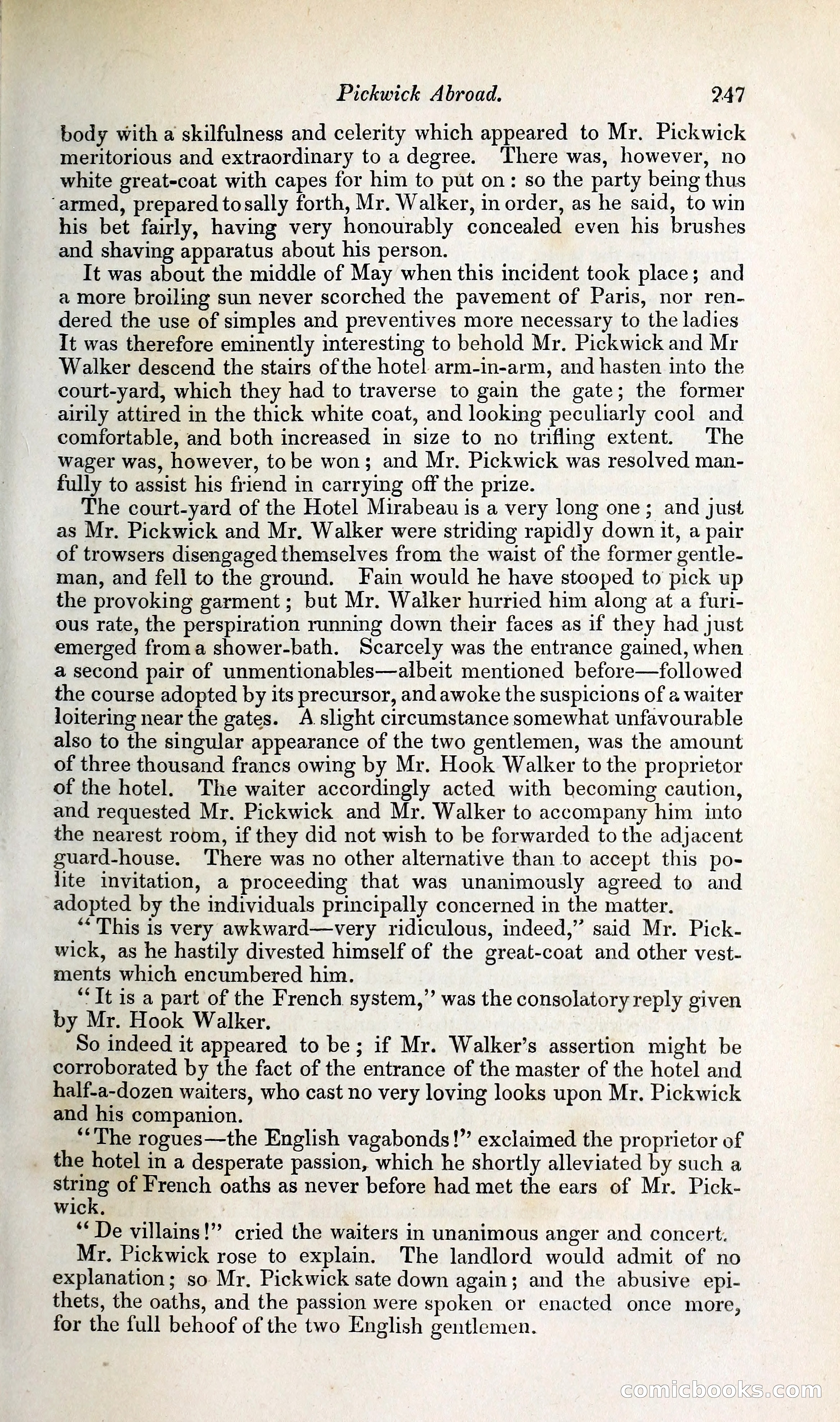 Pickwick Abroad: or, The Tour in France — page 304 of 392