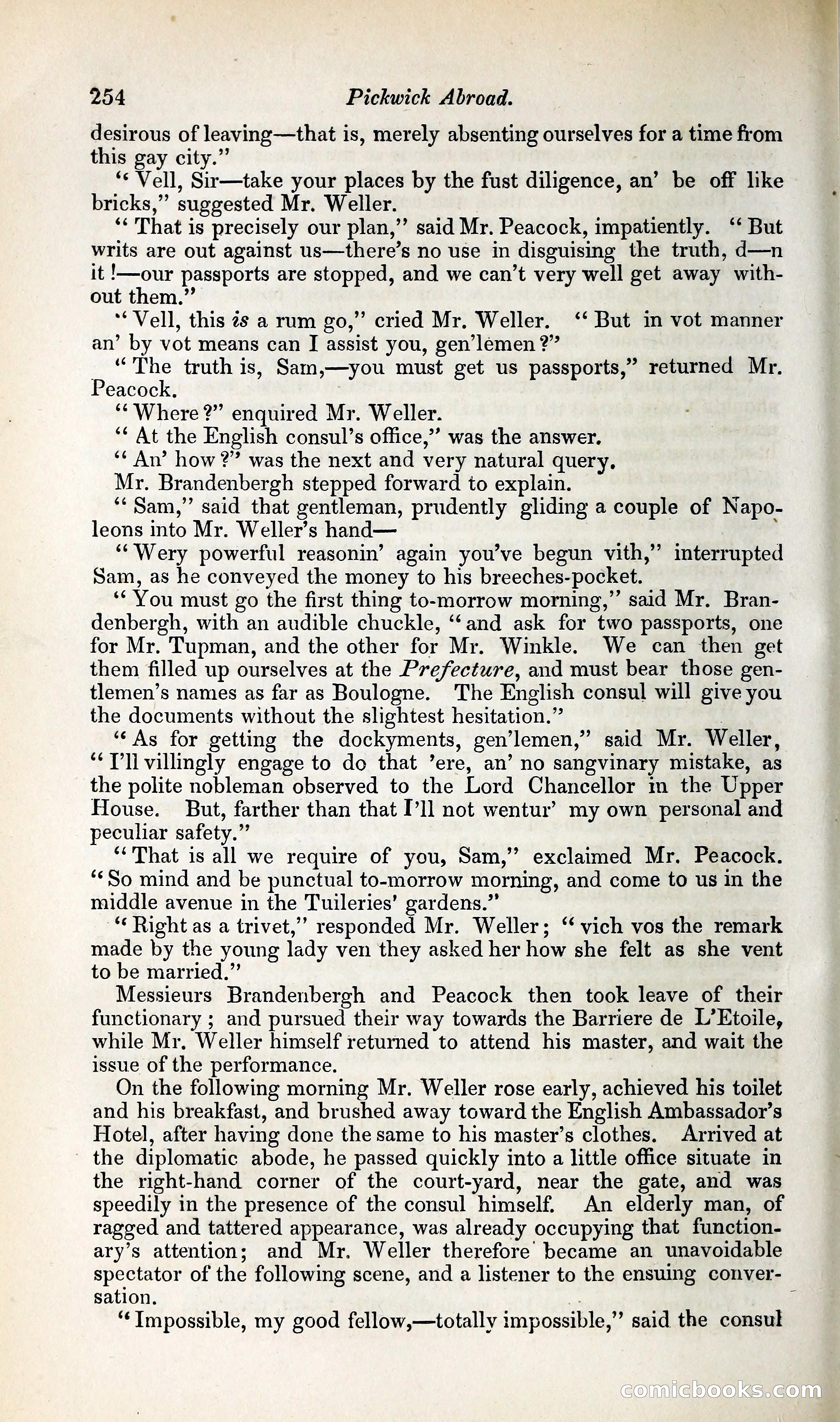 Pickwick Abroad: or, The Tour in France — page 311 of 392
