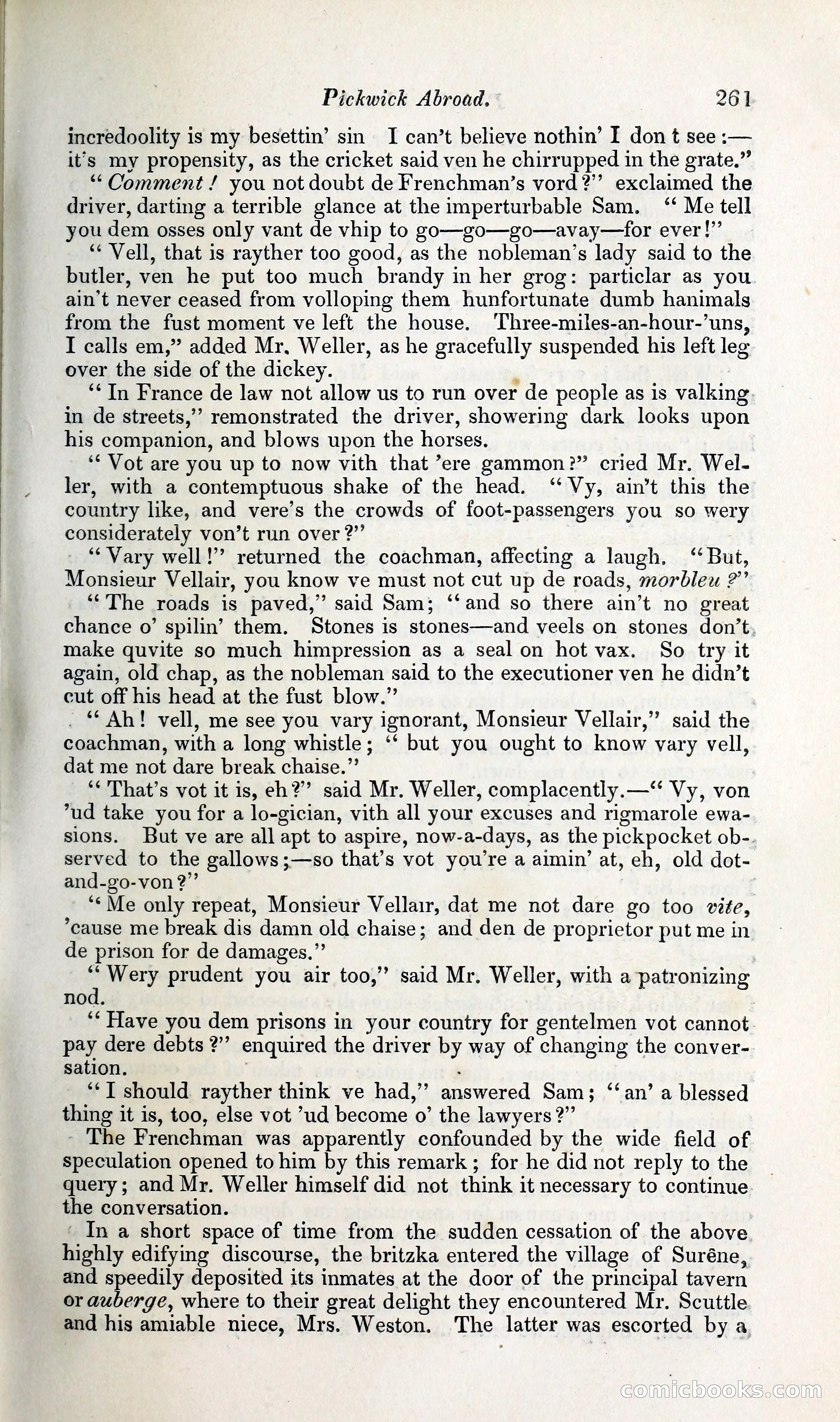 Pickwick Abroad: or, The Tour in France — page 318 of 392
