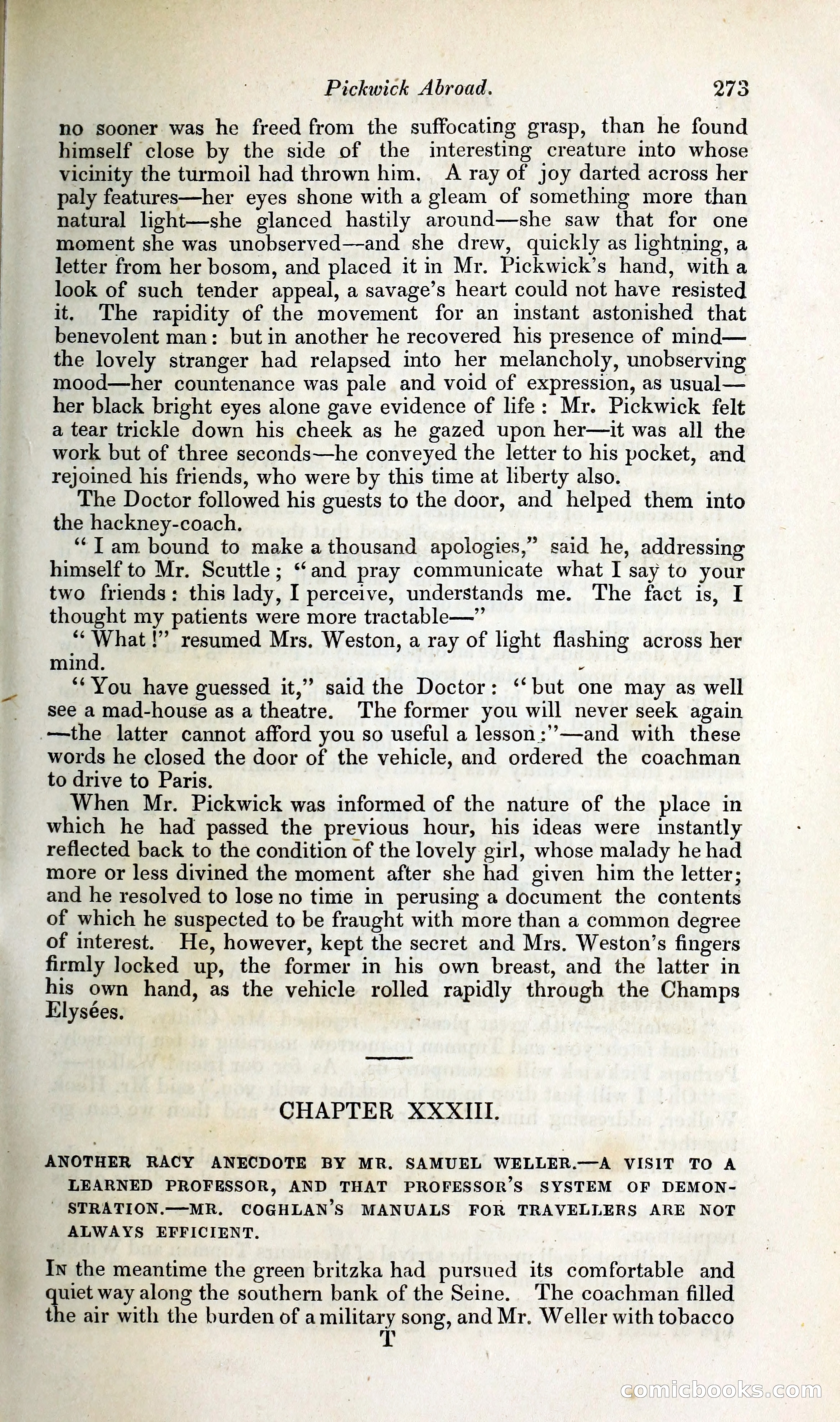 Pickwick Abroad: or, The Tour in France — page 334 of 392