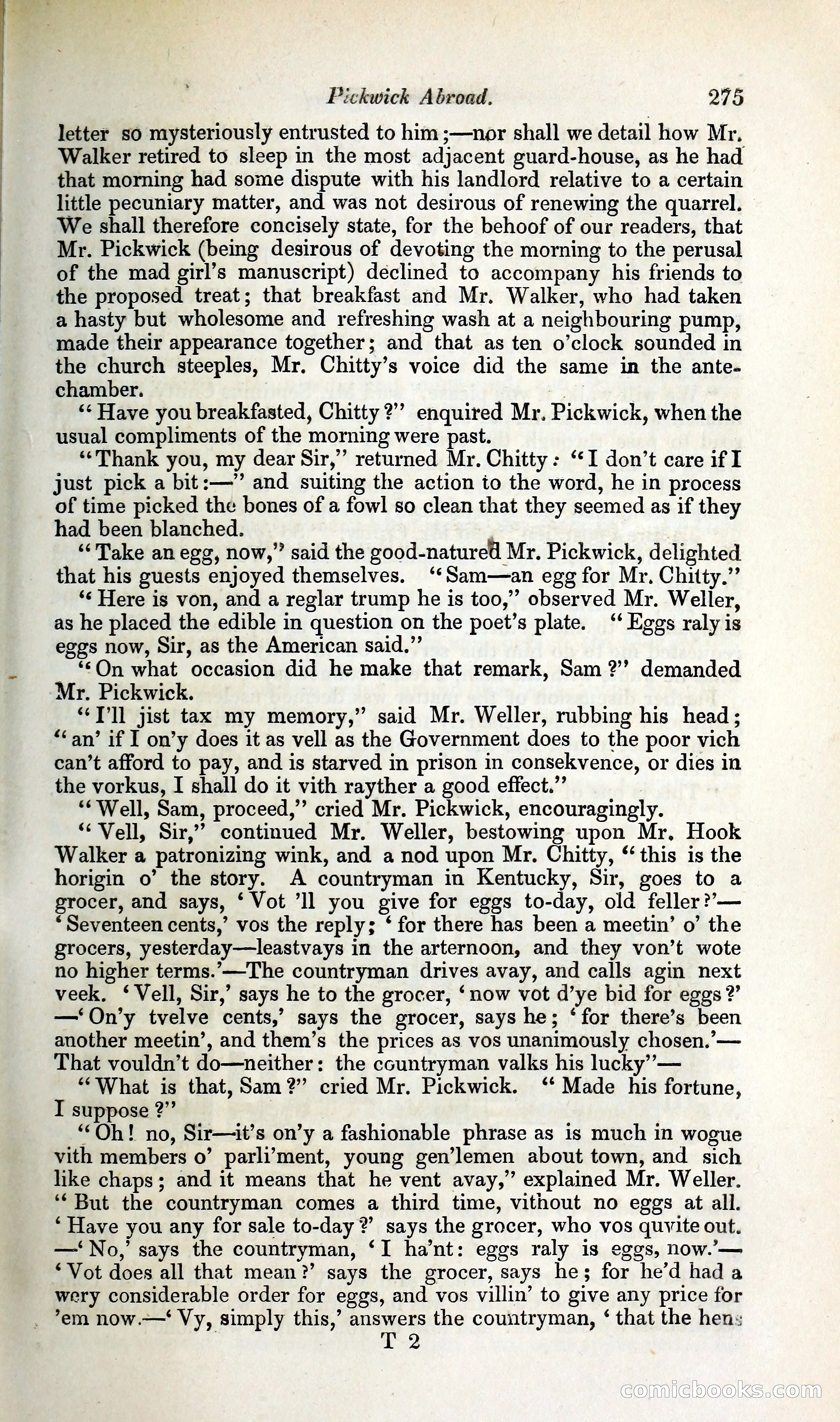 Pickwick Abroad: or, The Tour in France — page 336 of 392