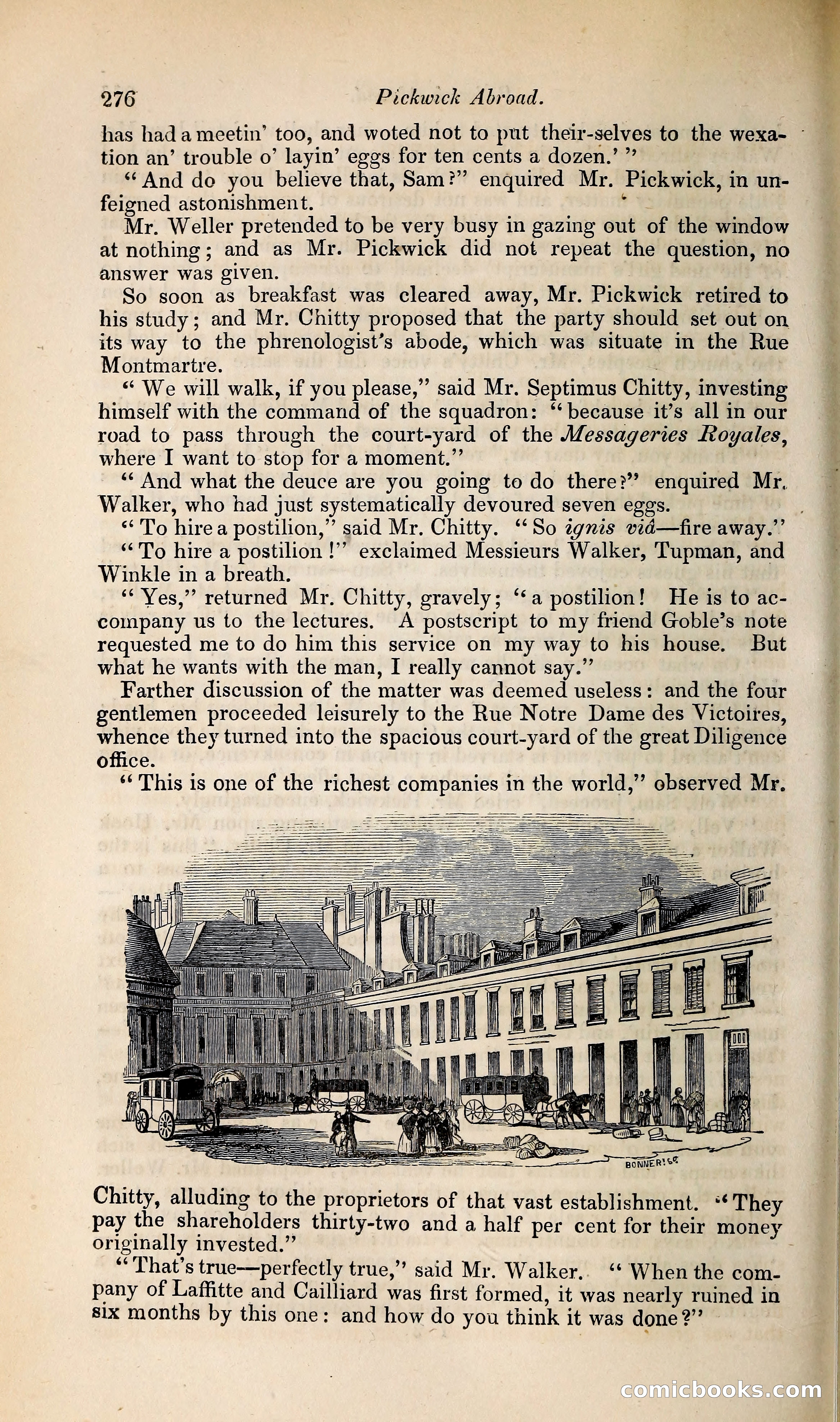 Pickwick Abroad: or, The Tour in France — page 337 of 392