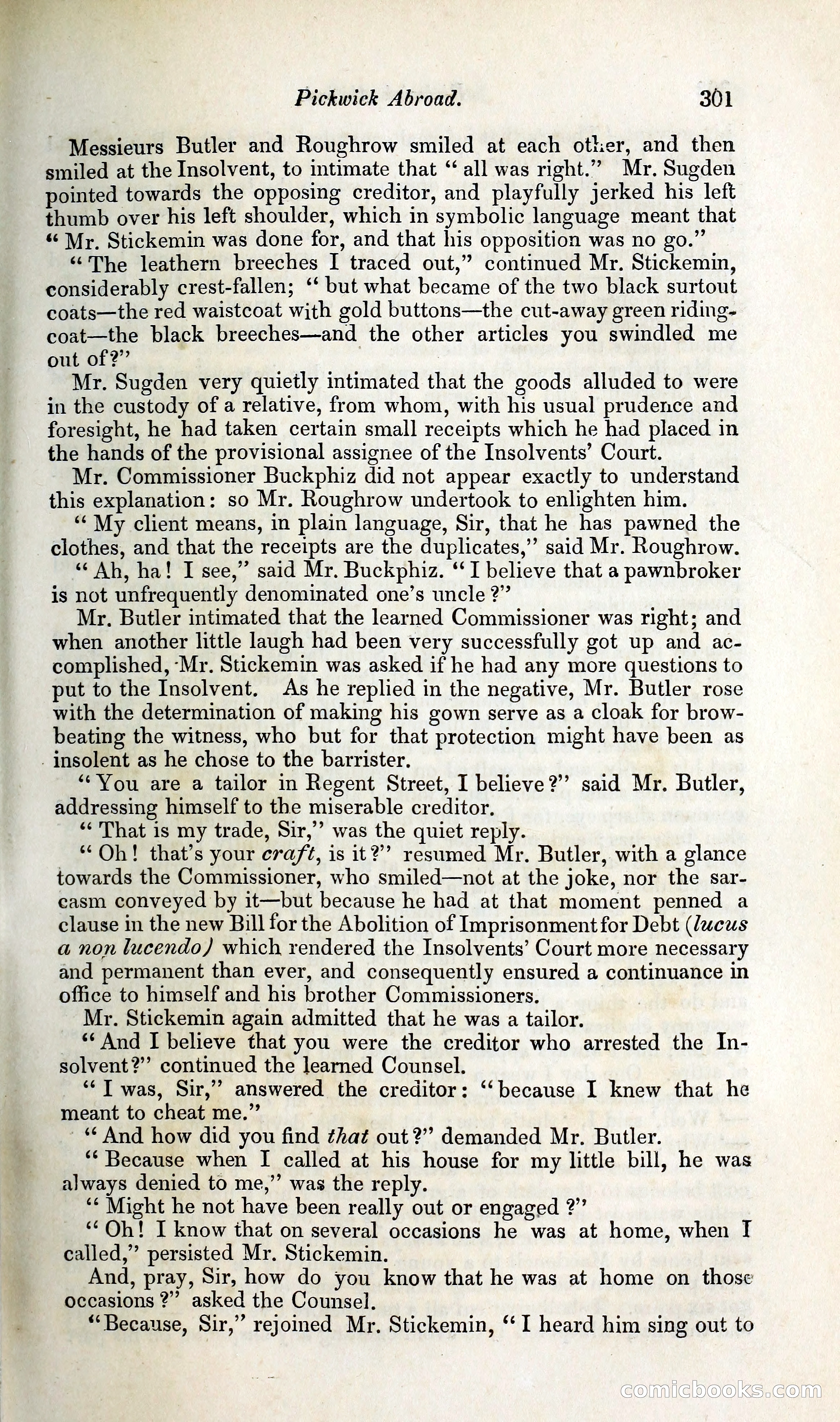 Pickwick Abroad: or, The Tour in France — page 364 of 392