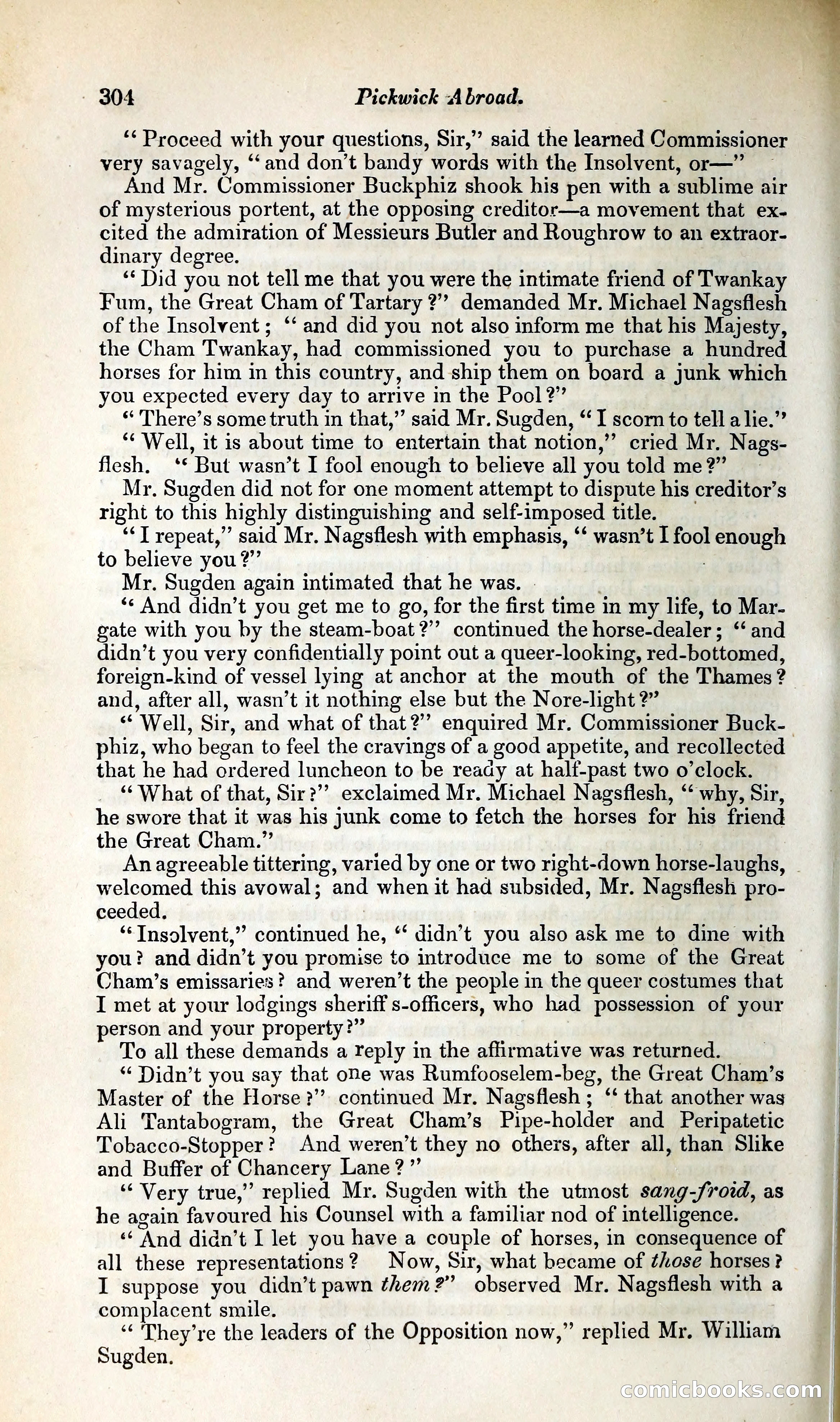 Pickwick Abroad: or, The Tour in France — page 367 of 392