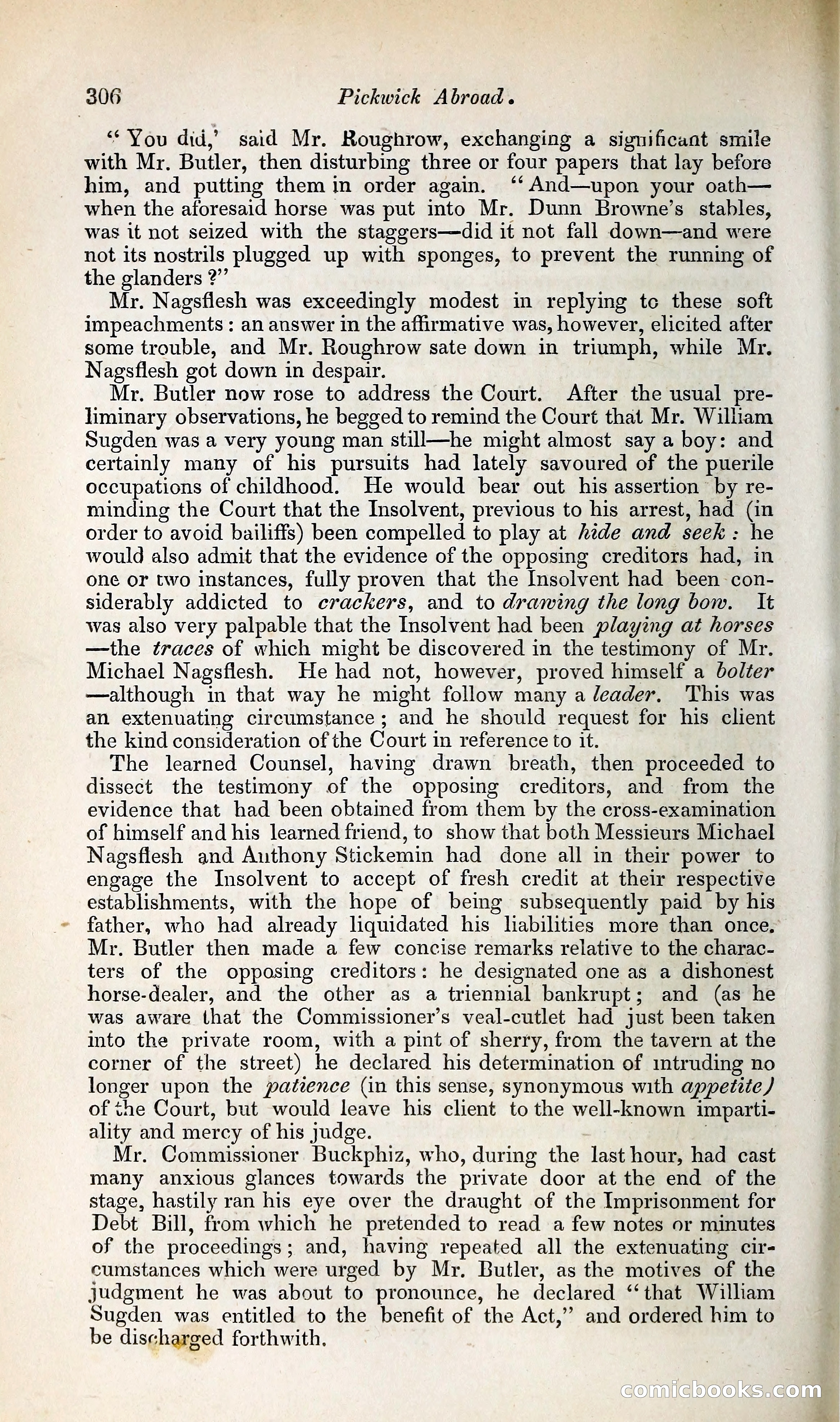 Pickwick Abroad: or, The Tour in France — page 369 of 392