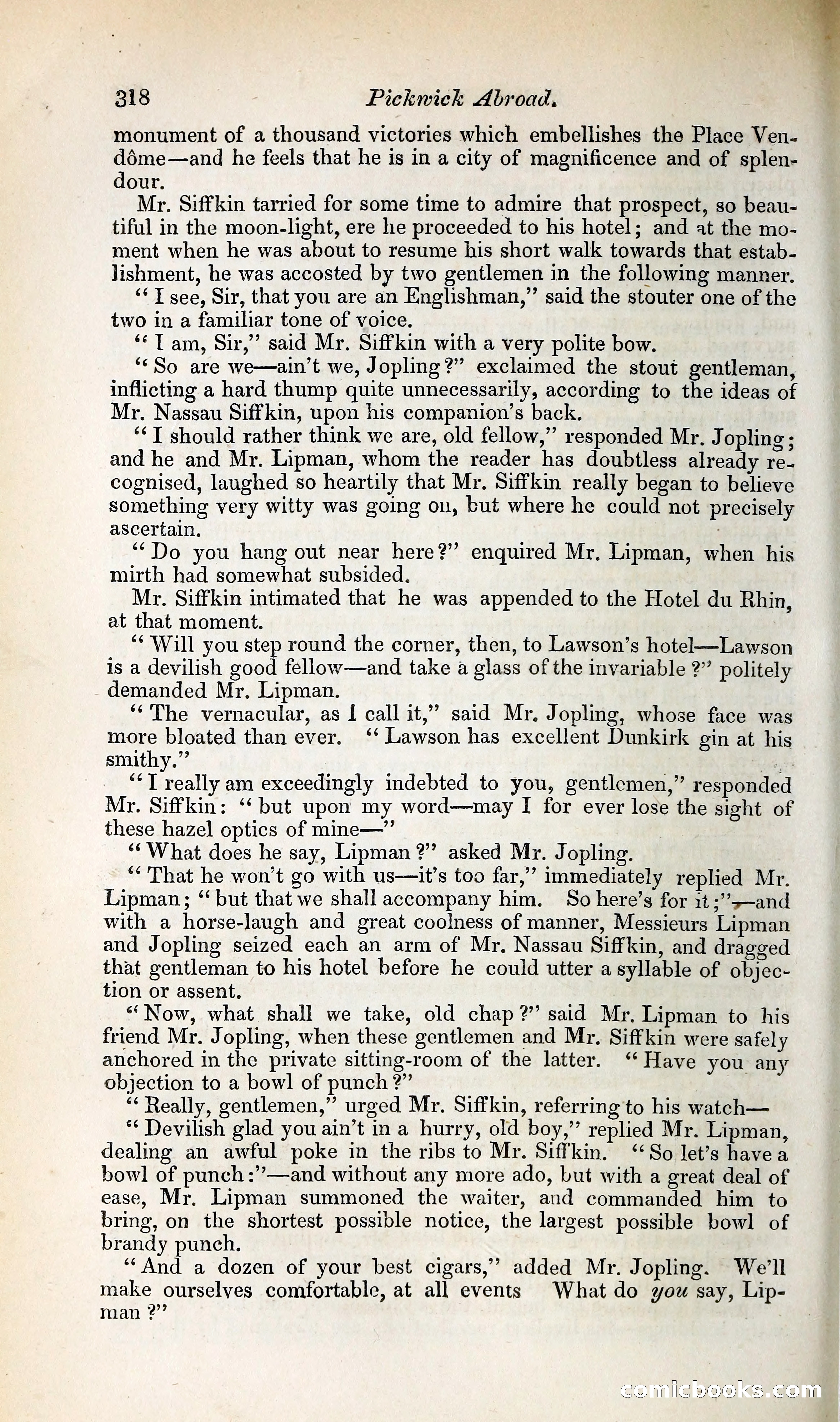 Pickwick Abroad: or, The Tour in France — page 383 of 392