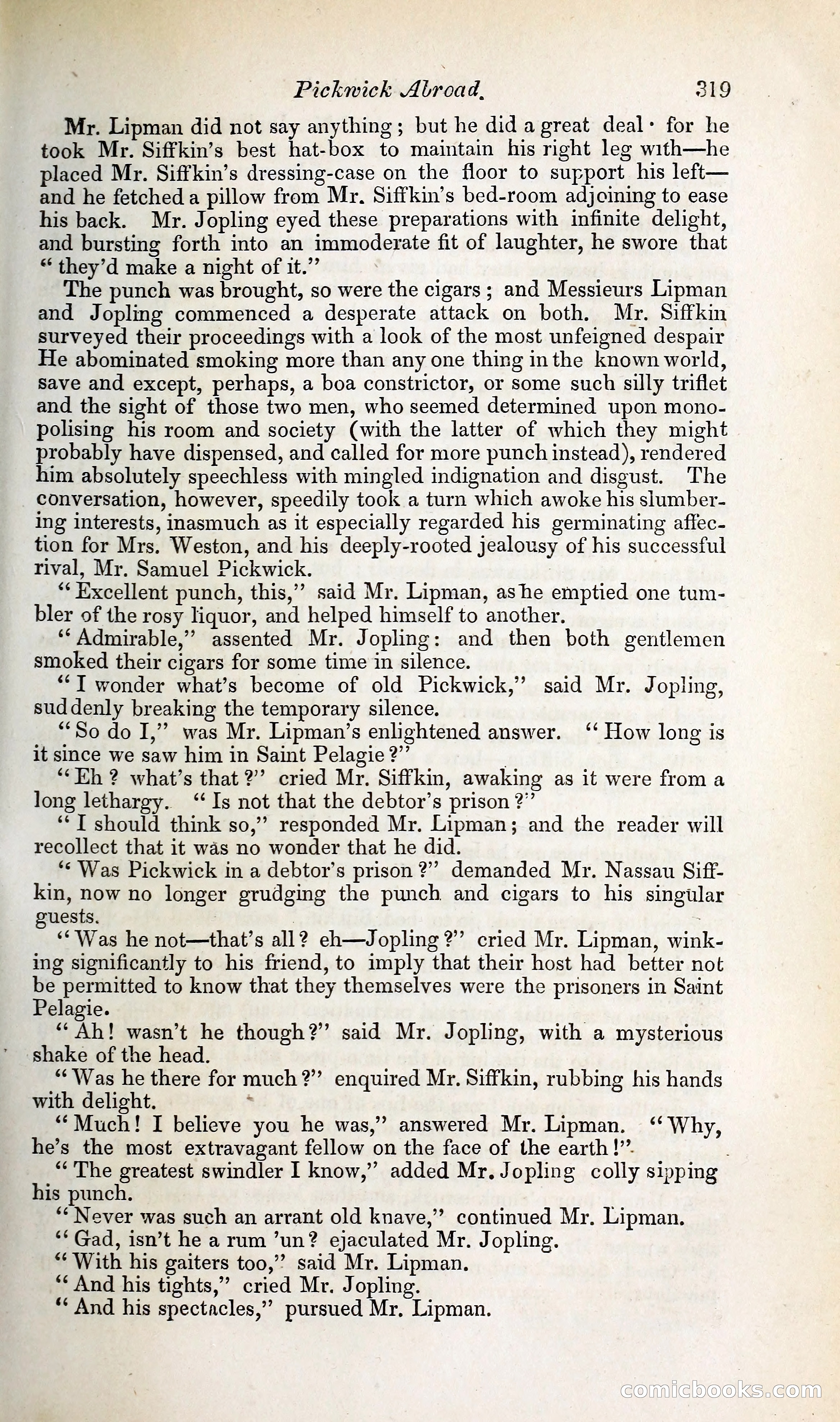 Pickwick Abroad: or, The Tour in France — page 384 of 392