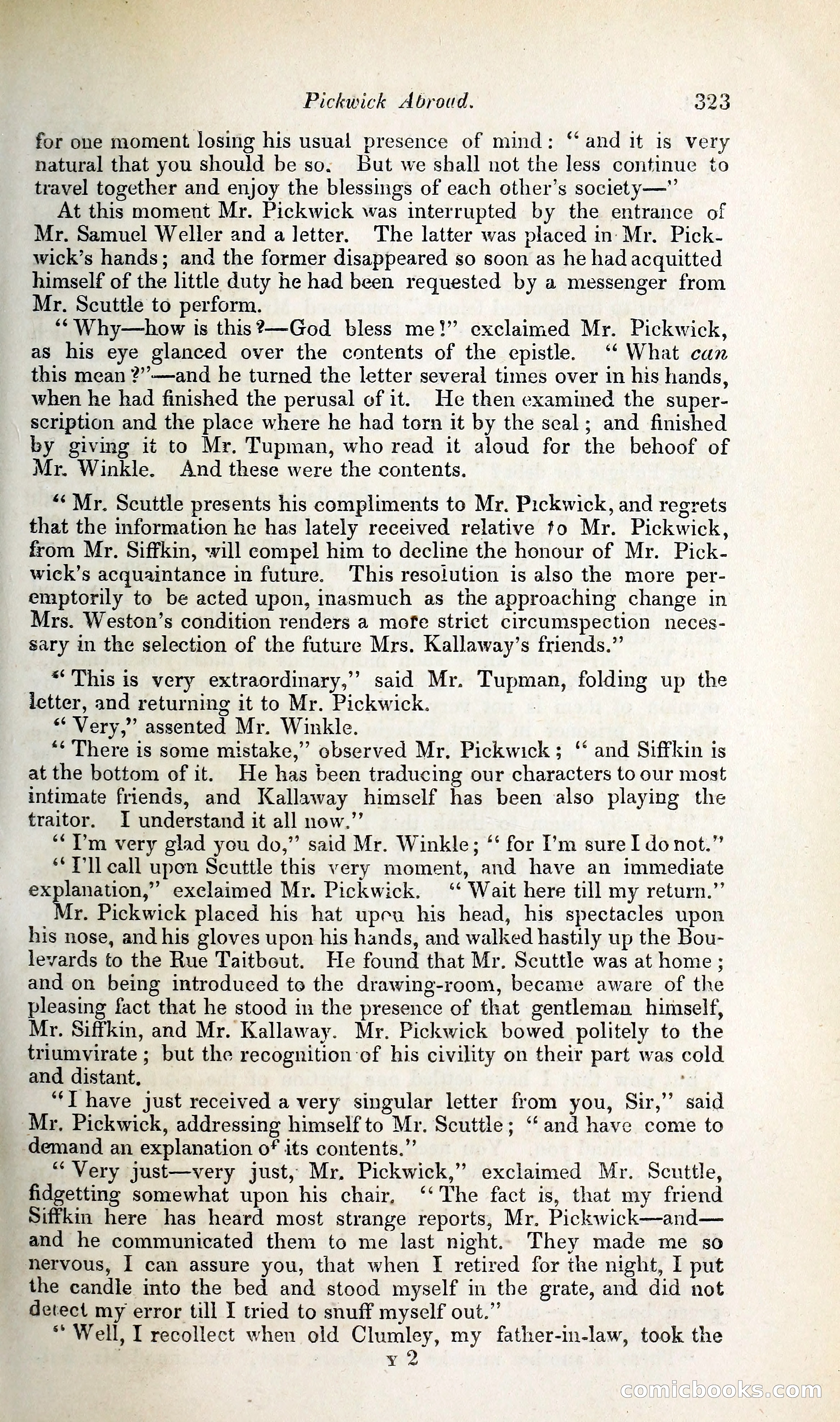 Pickwick Abroad: or, The Tour in France — page 388 of 392