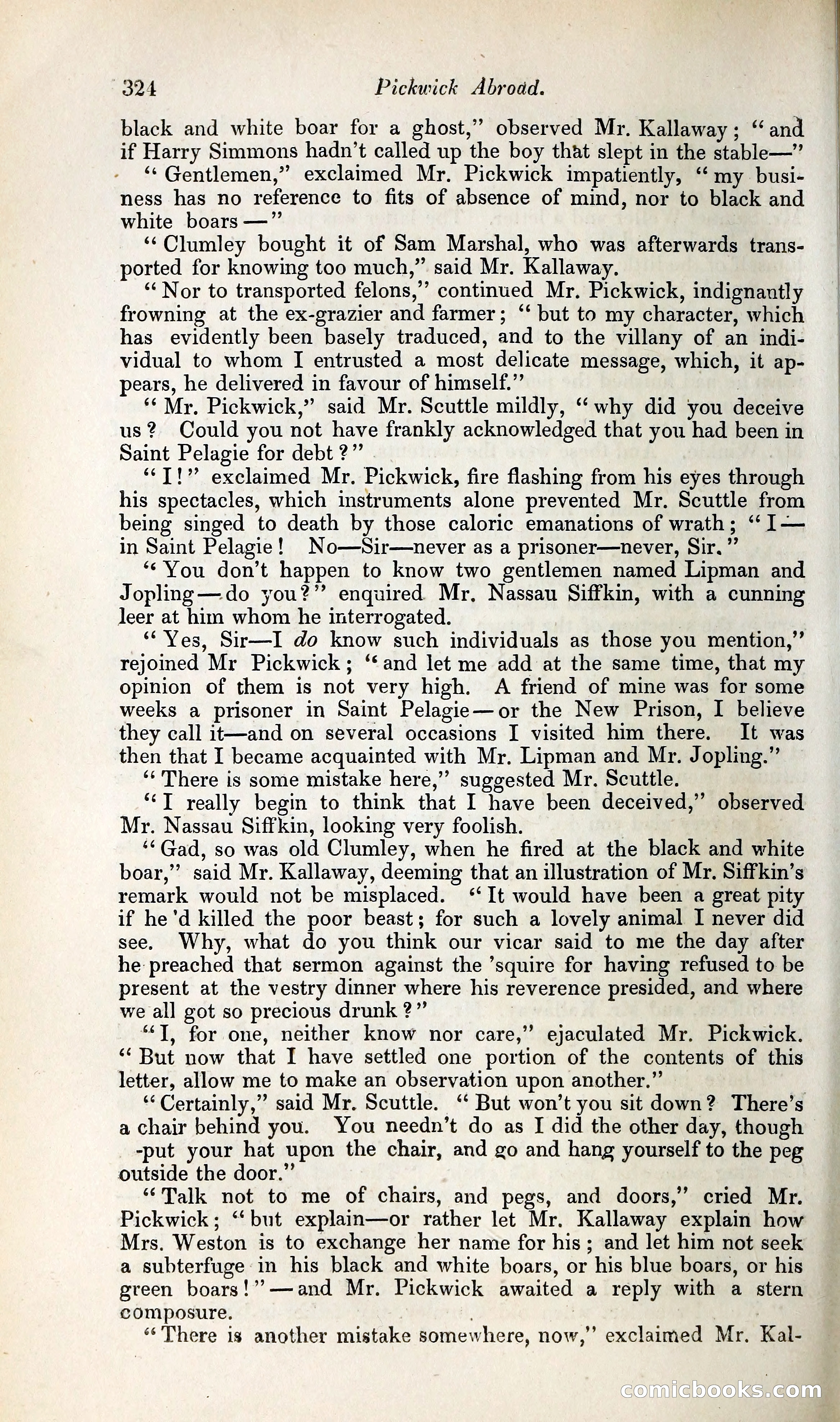 Pickwick Abroad: or, The Tour in France — page 389 of 392
