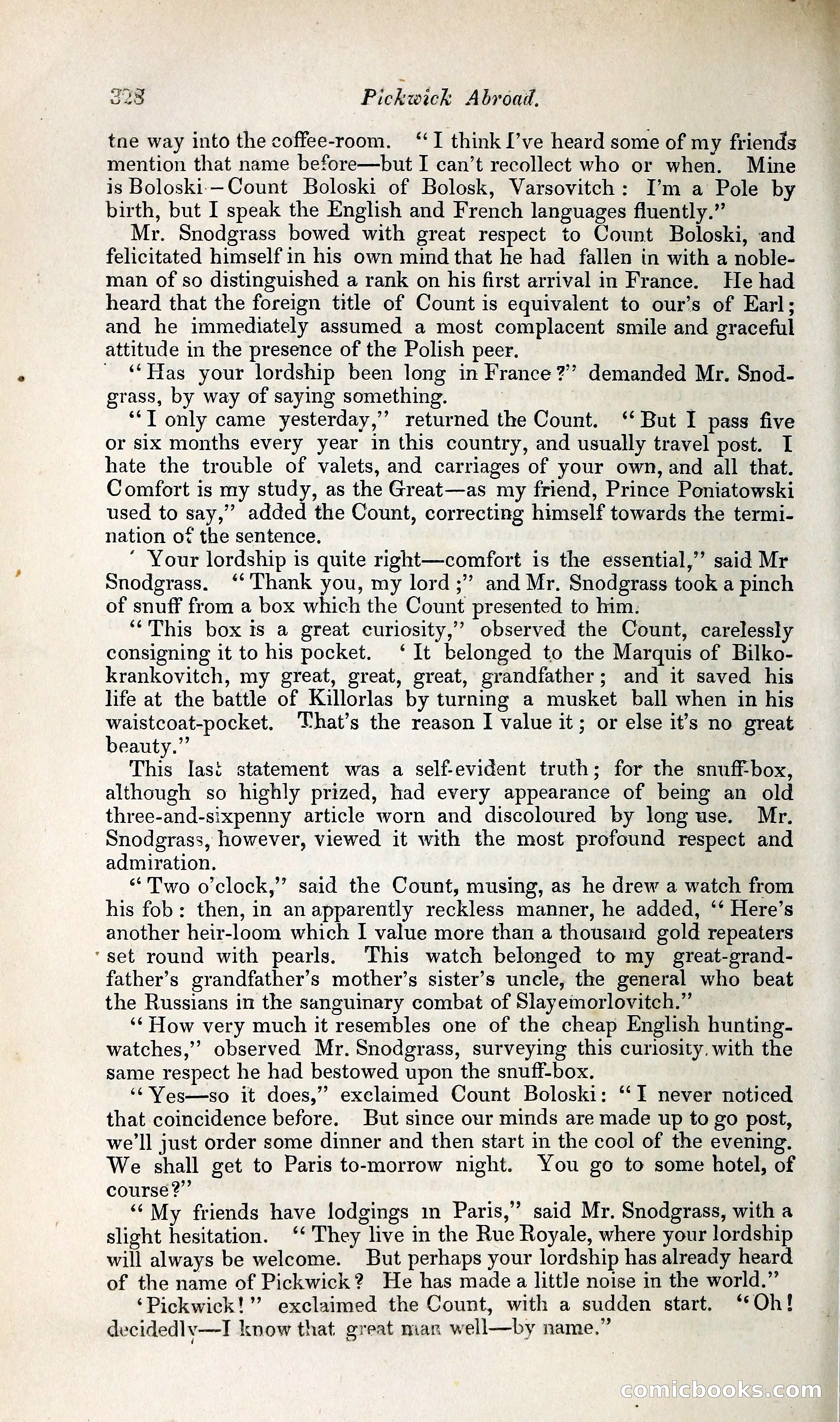 Pickwick Abroad: or, The Tour in France — page 395 of 392