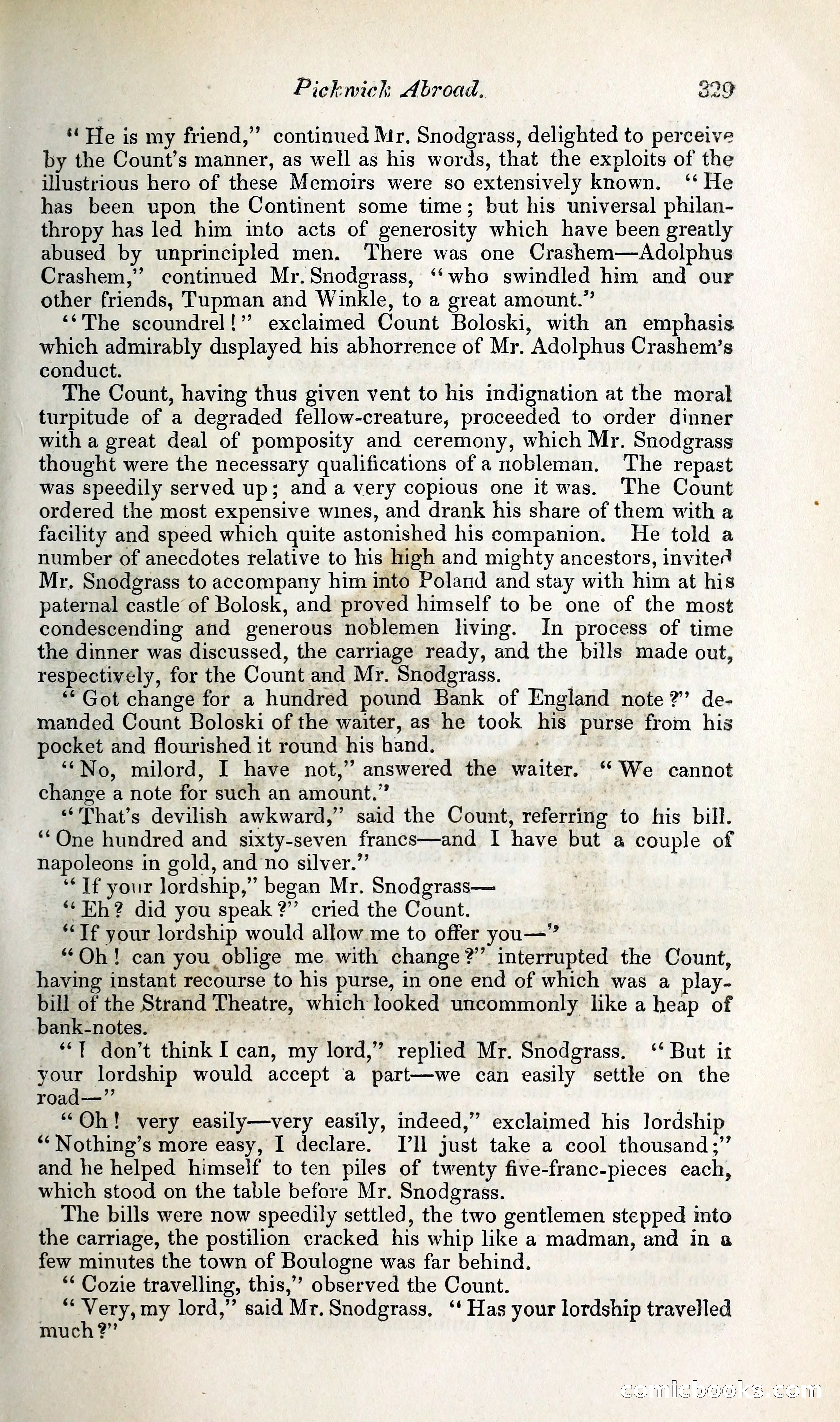 Pickwick Abroad: or, The Tour in France — page 398 of 392