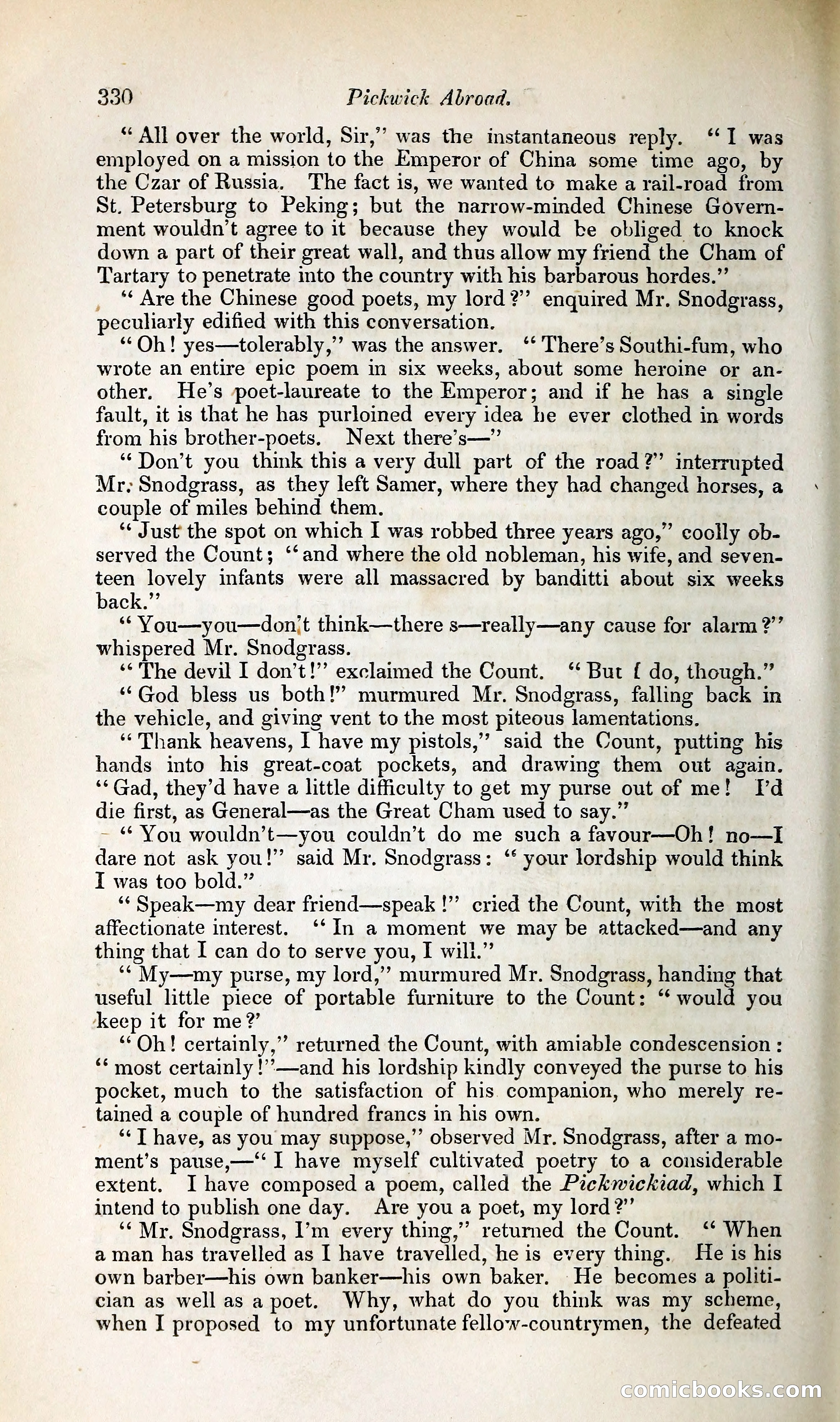 Pickwick Abroad: or, The Tour in France — page 399 of 392