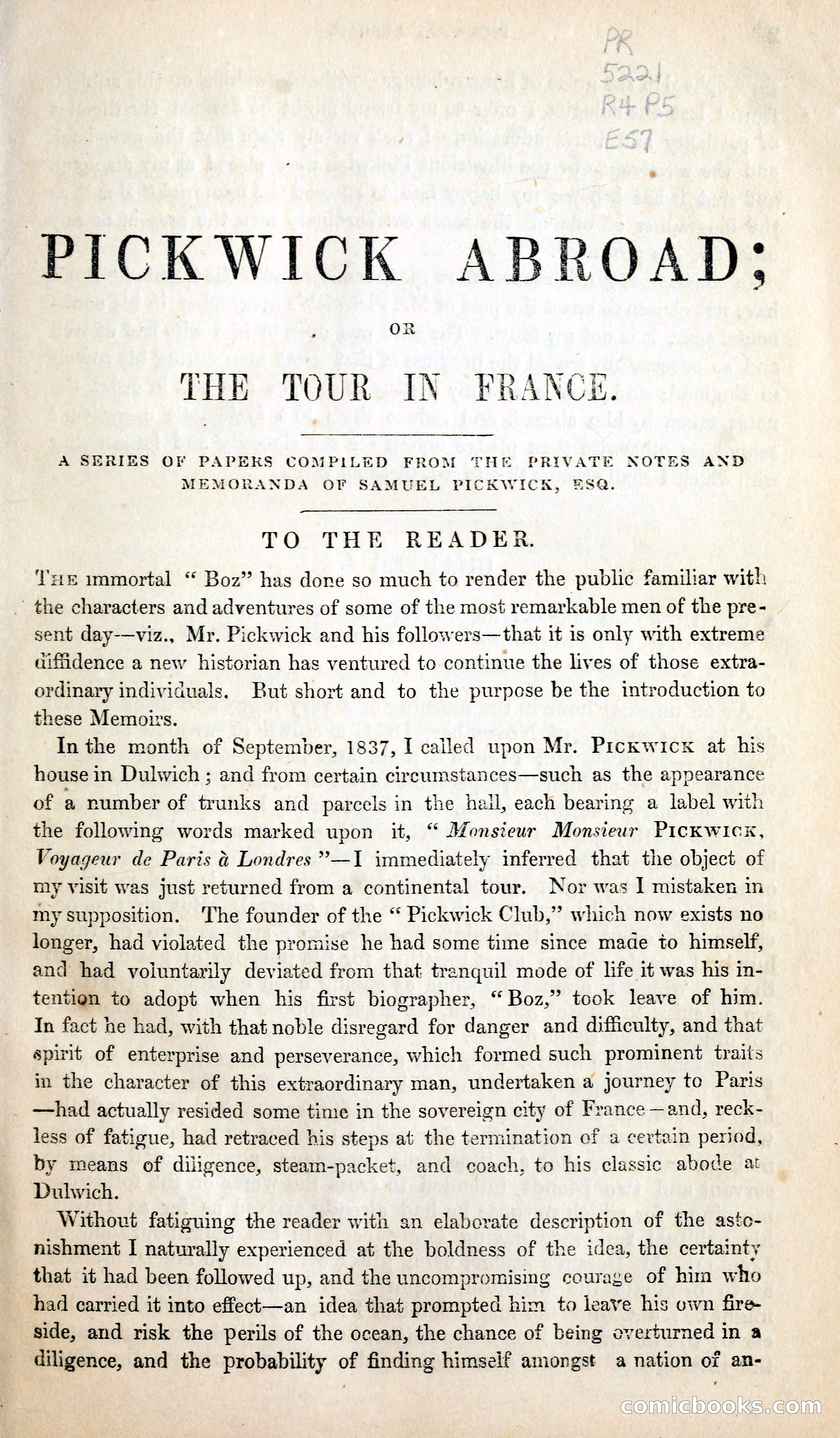 Pickwick Abroad; or, The Tour in France — page 14 of 399