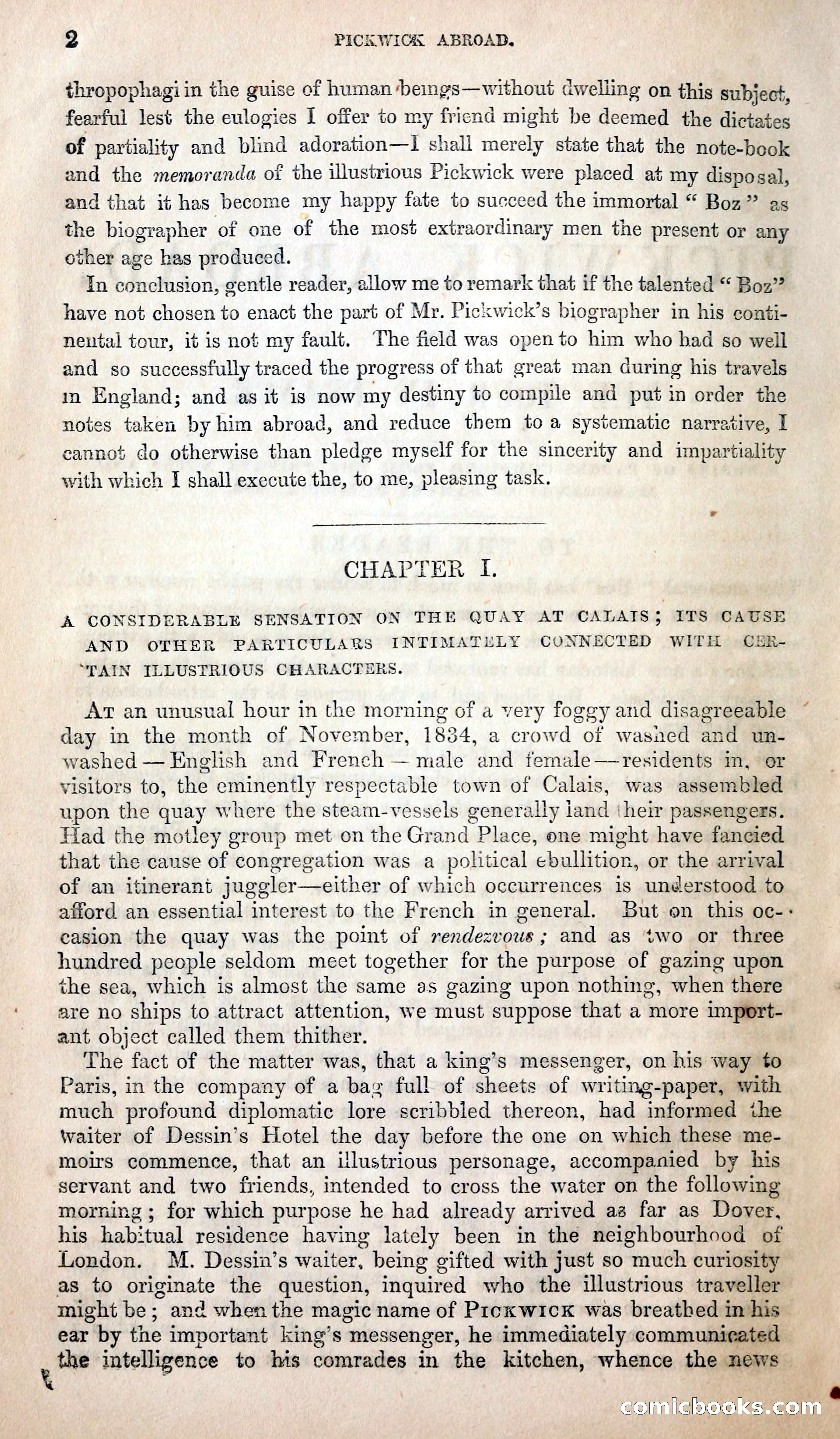 Pickwick Abroad; or, The Tour in France — page 15 of 399