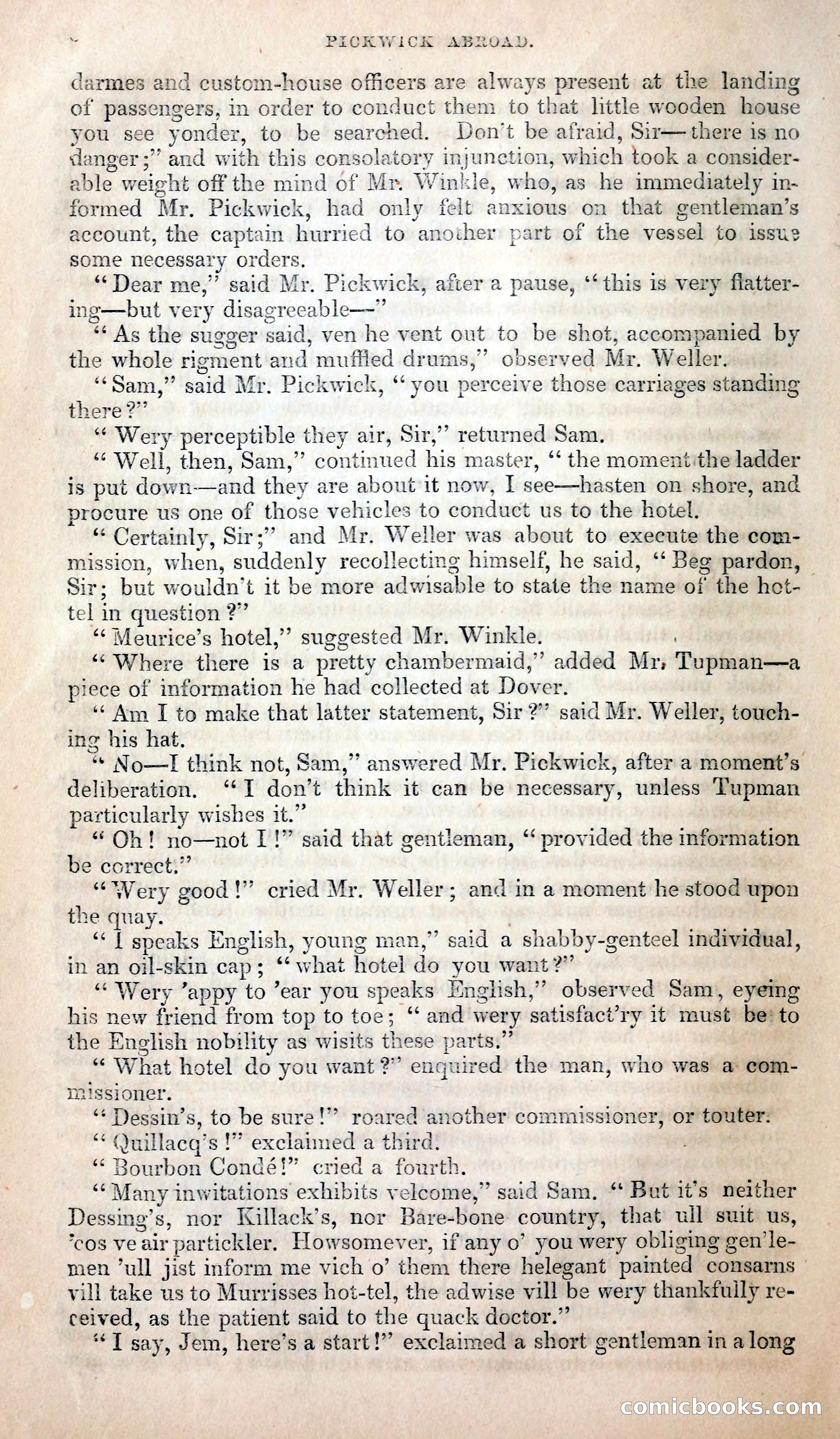 Pickwick Abroad; or, The Tour in France — page 19 of 399