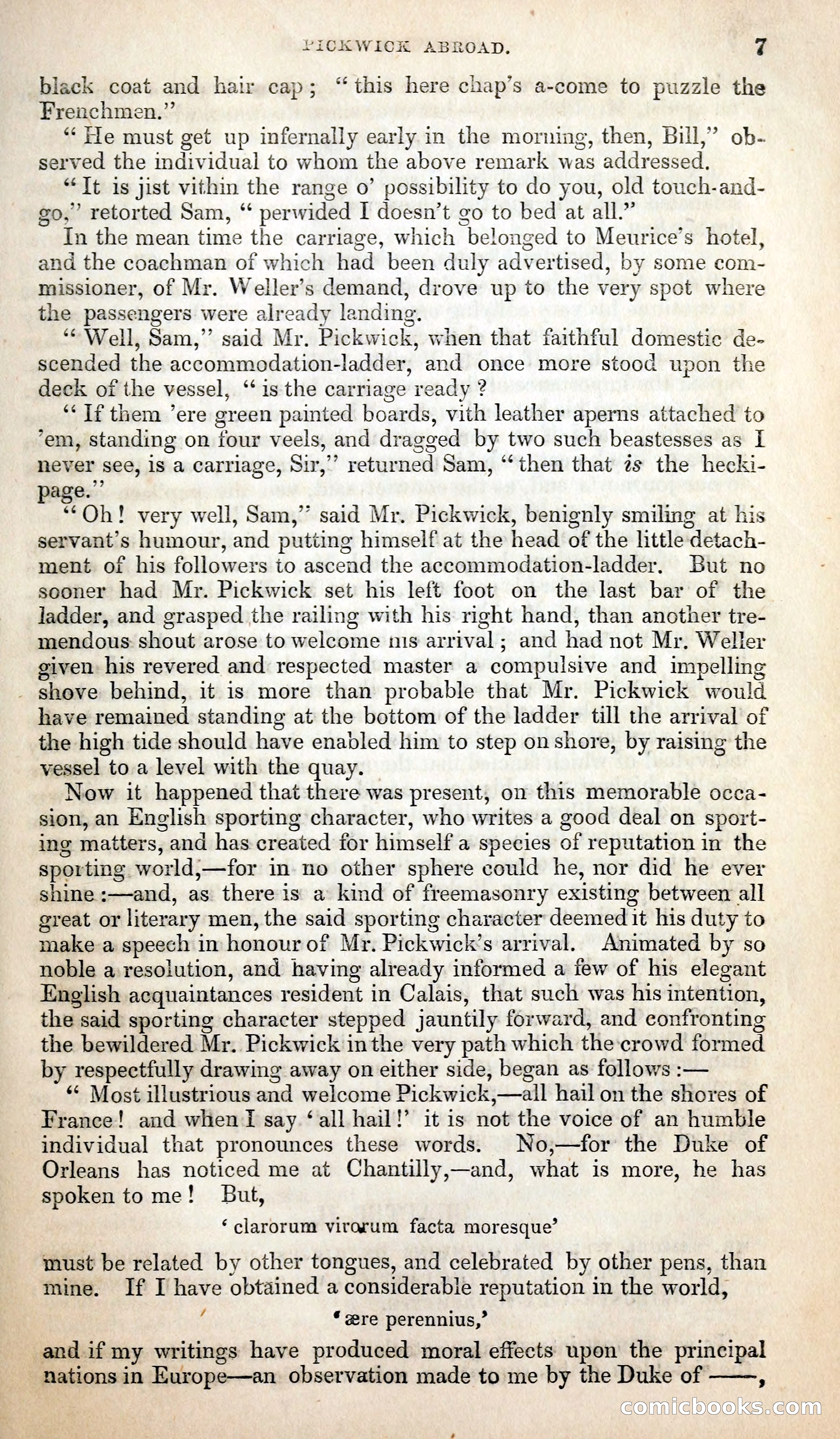 Pickwick Abroad; or, The Tour in France — page 20 of 399