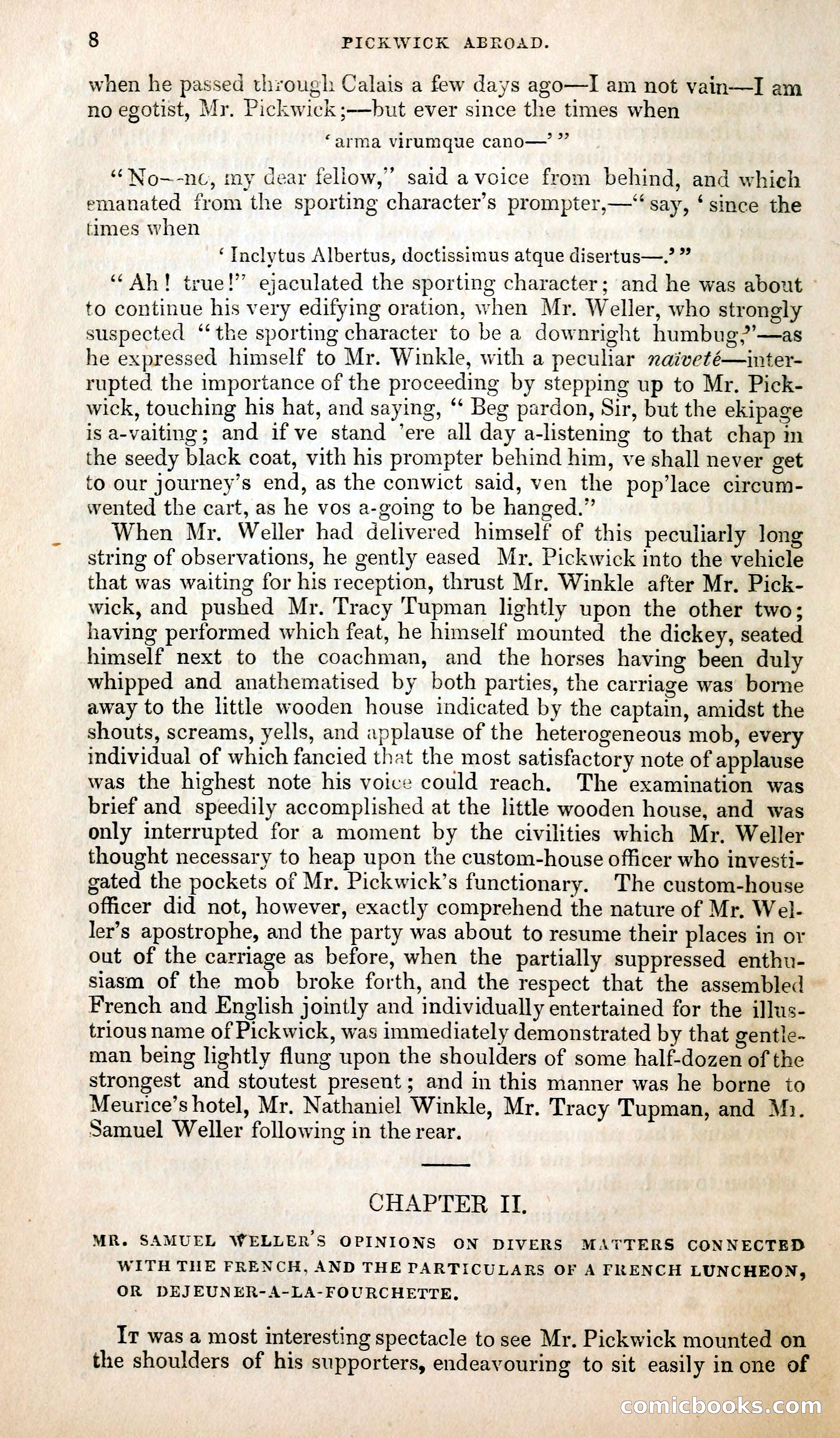 Pickwick Abroad; or, The Tour in France — page 21 of 399