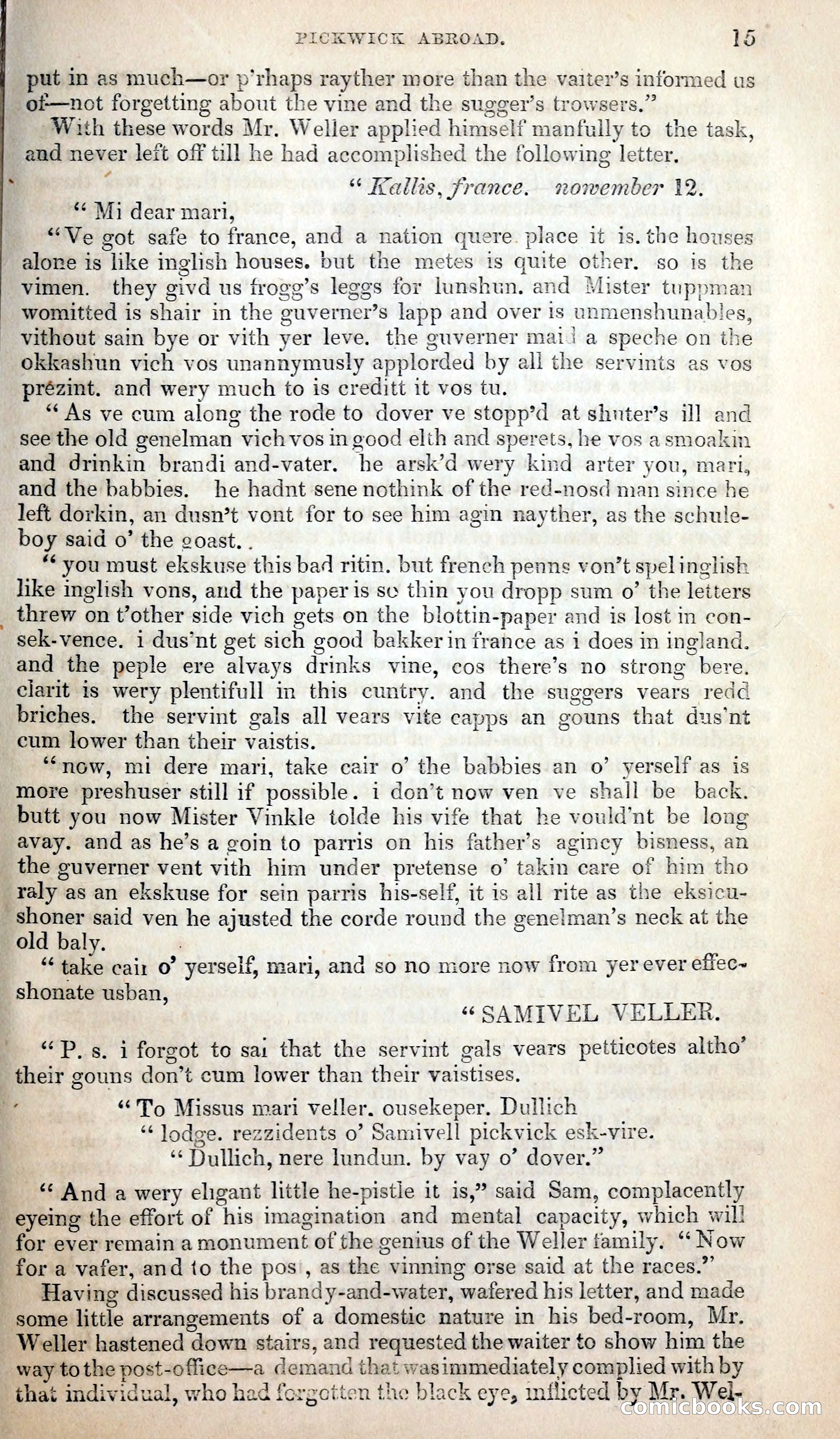 Pickwick Abroad; or, The Tour in France — page 28 of 399