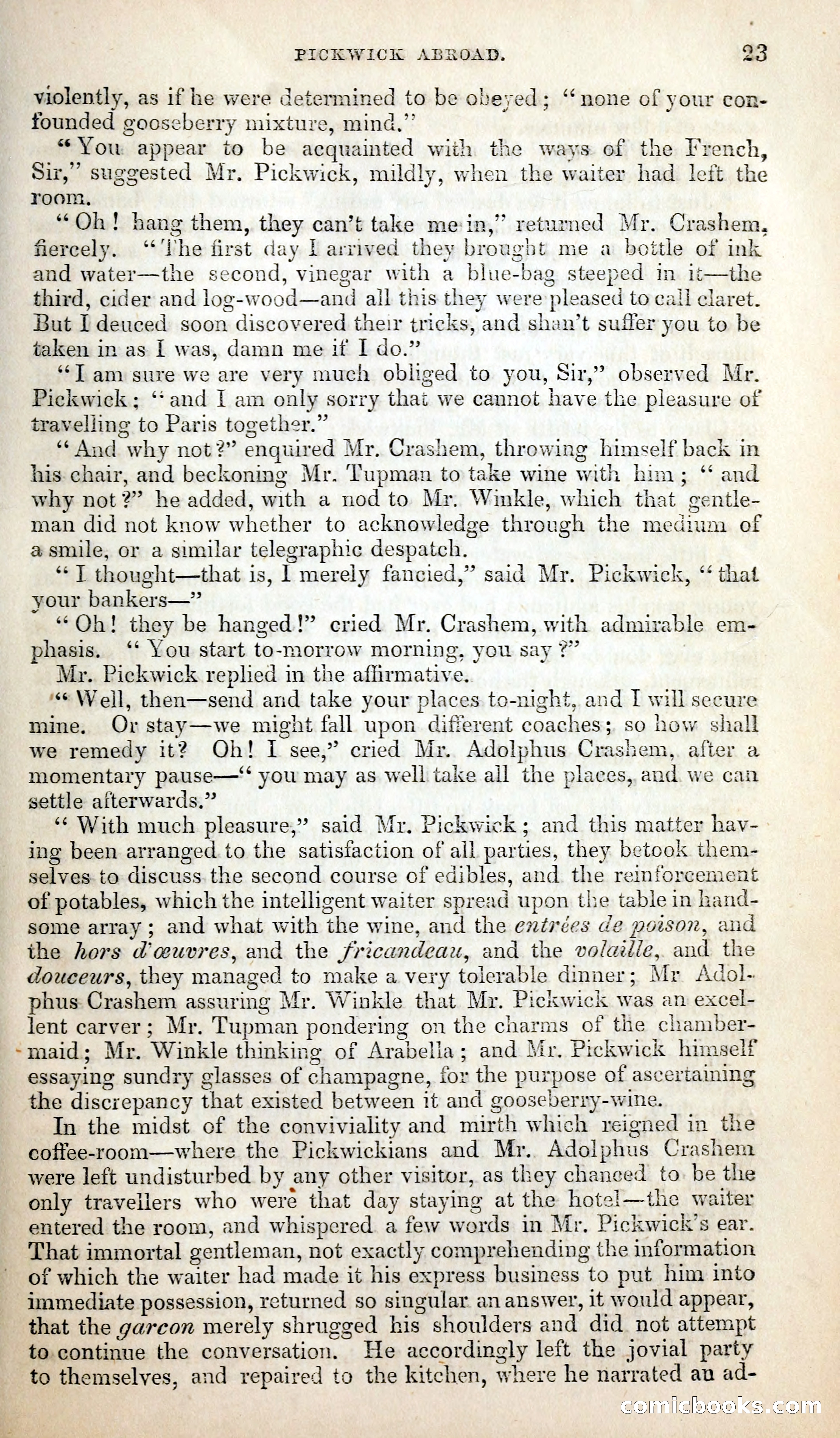 Pickwick Abroad; or, The Tour in France — page 36 of 399