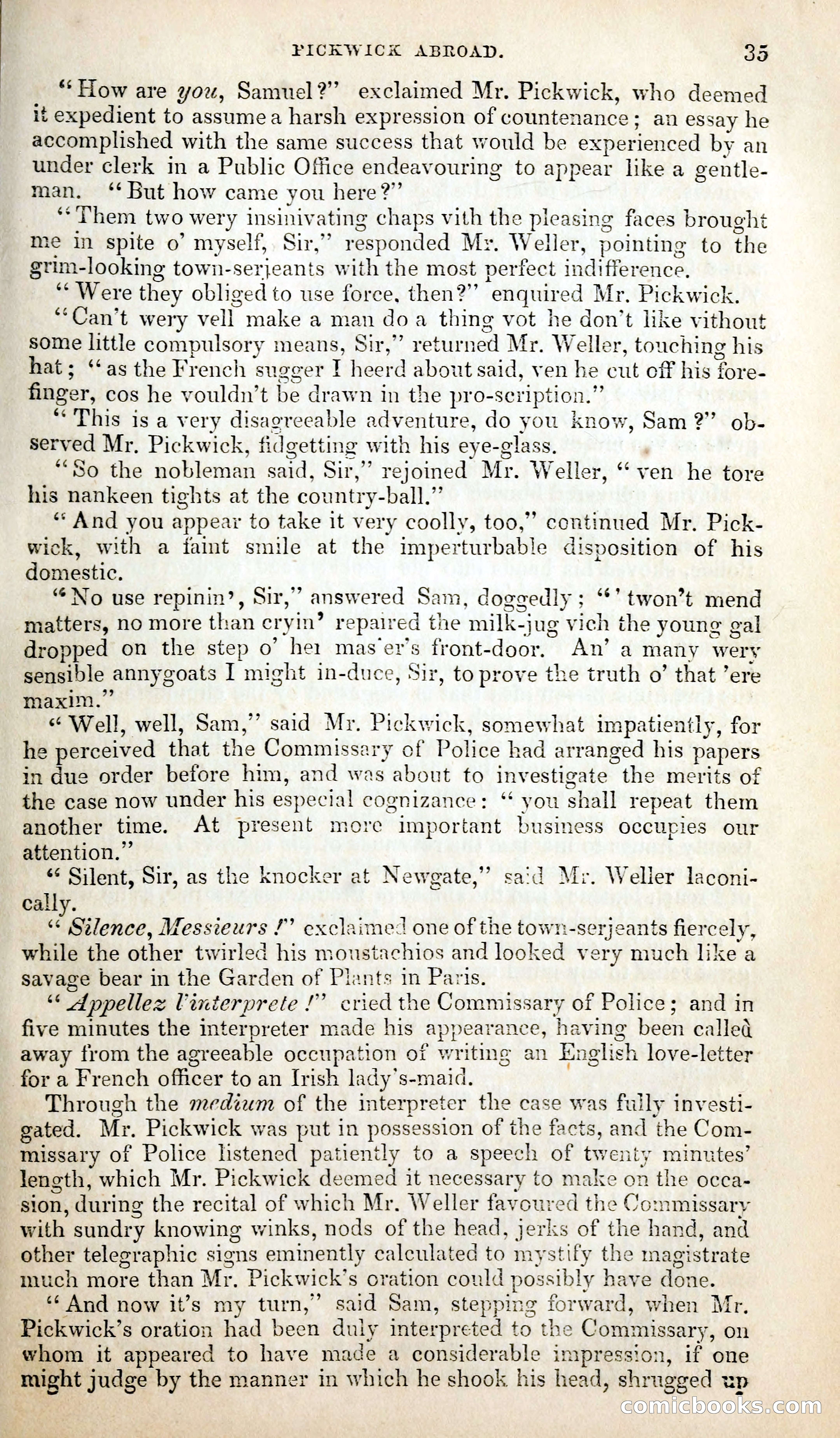 Pickwick Abroad; or, The Tour in France — page 48 of 399
