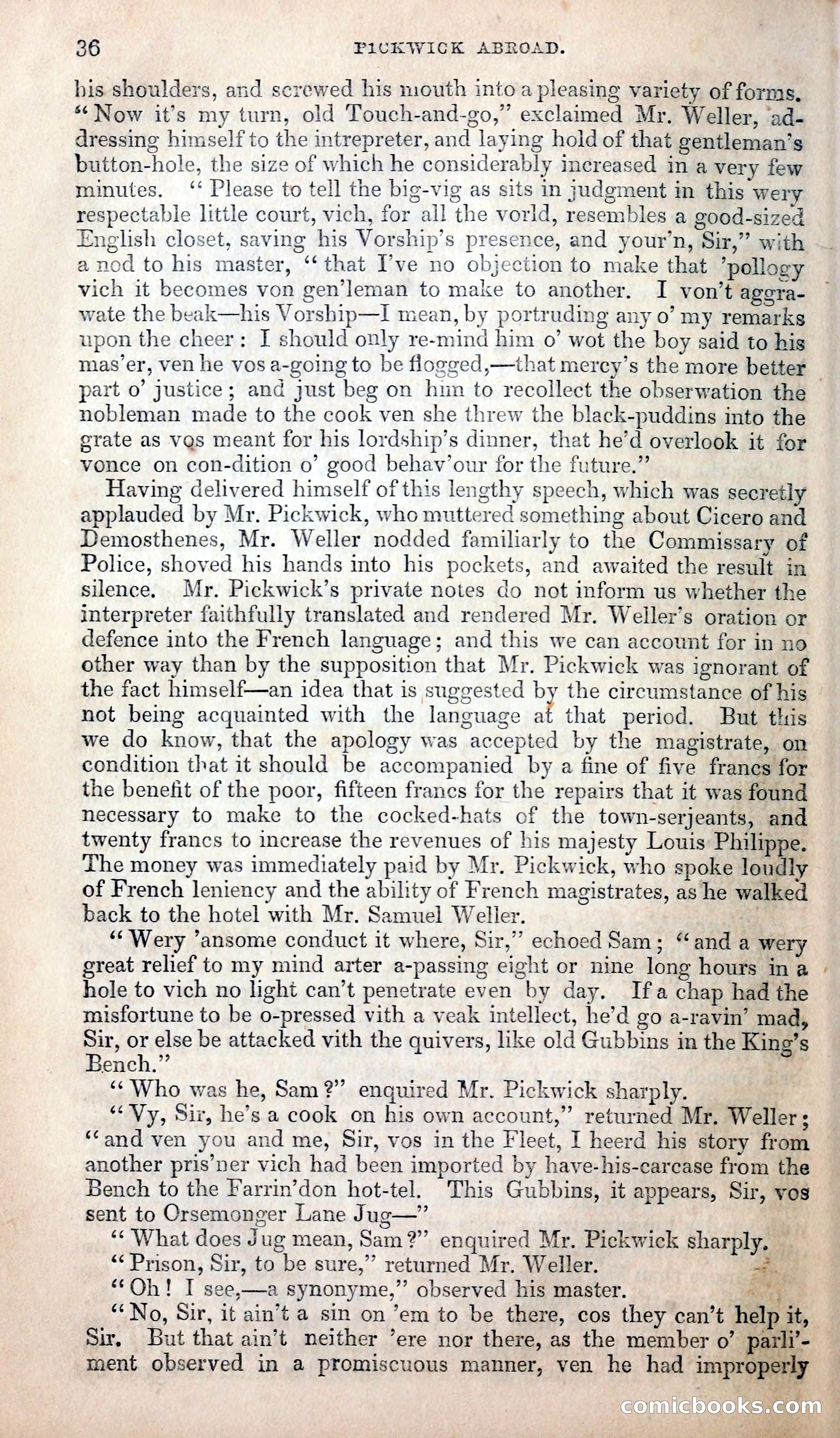 Pickwick Abroad; or, The Tour in France — page 49 of 399