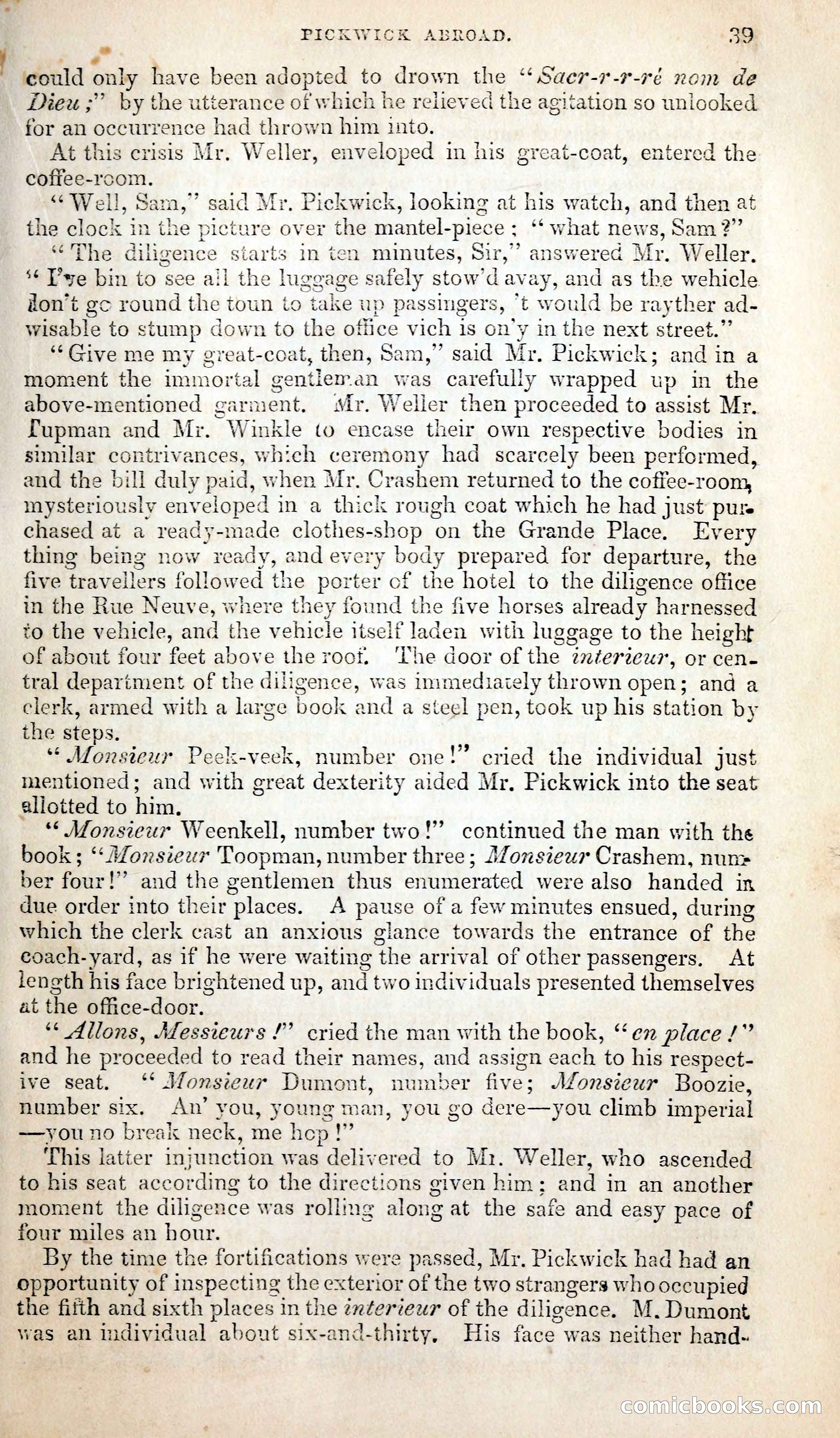 Pickwick Abroad; or, The Tour in France — page 52 of 399