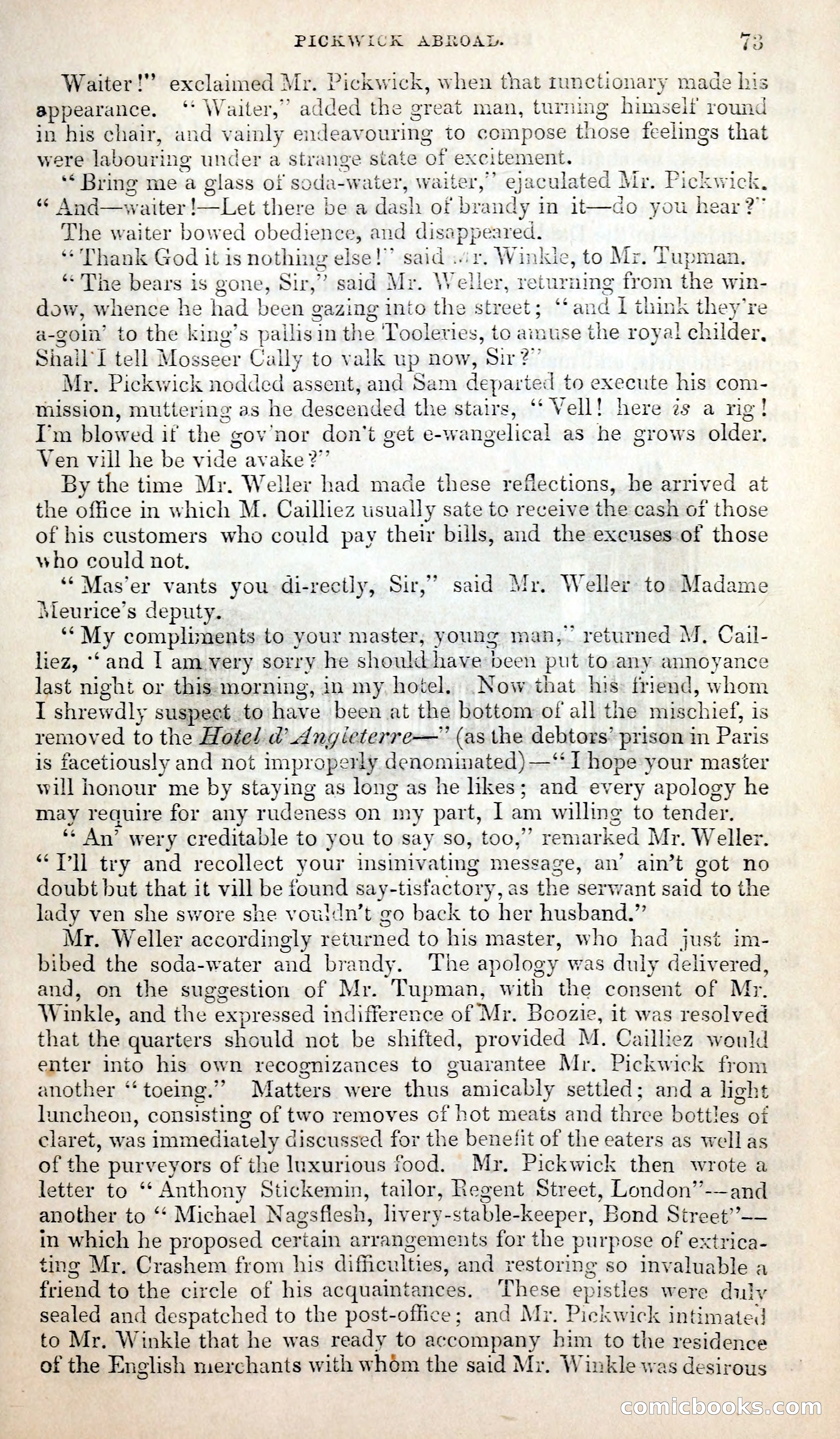 Pickwick Abroad; or, The Tour in France — page 86 of 399