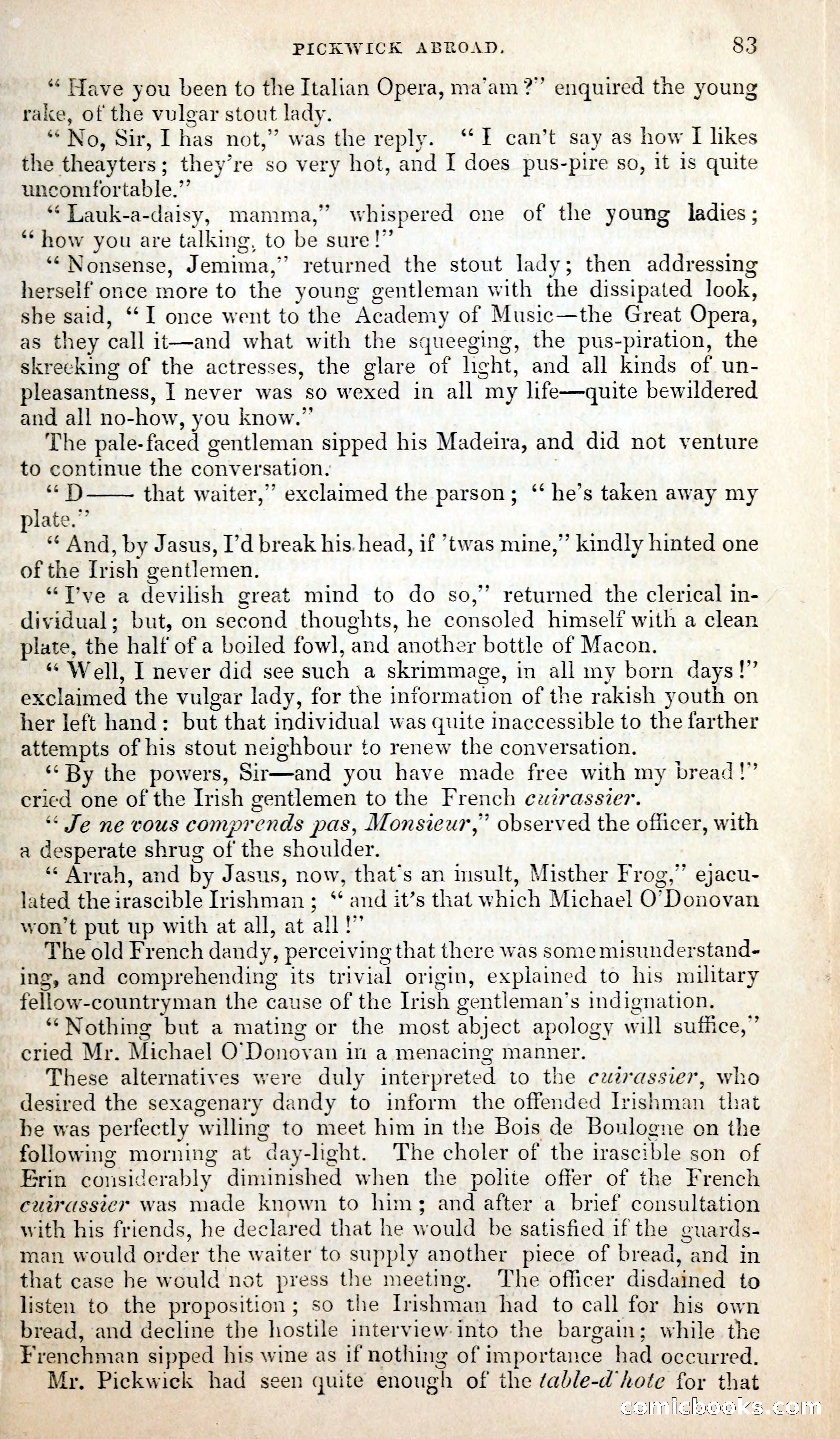 Pickwick Abroad; or, The Tour in France — page 96 of 399