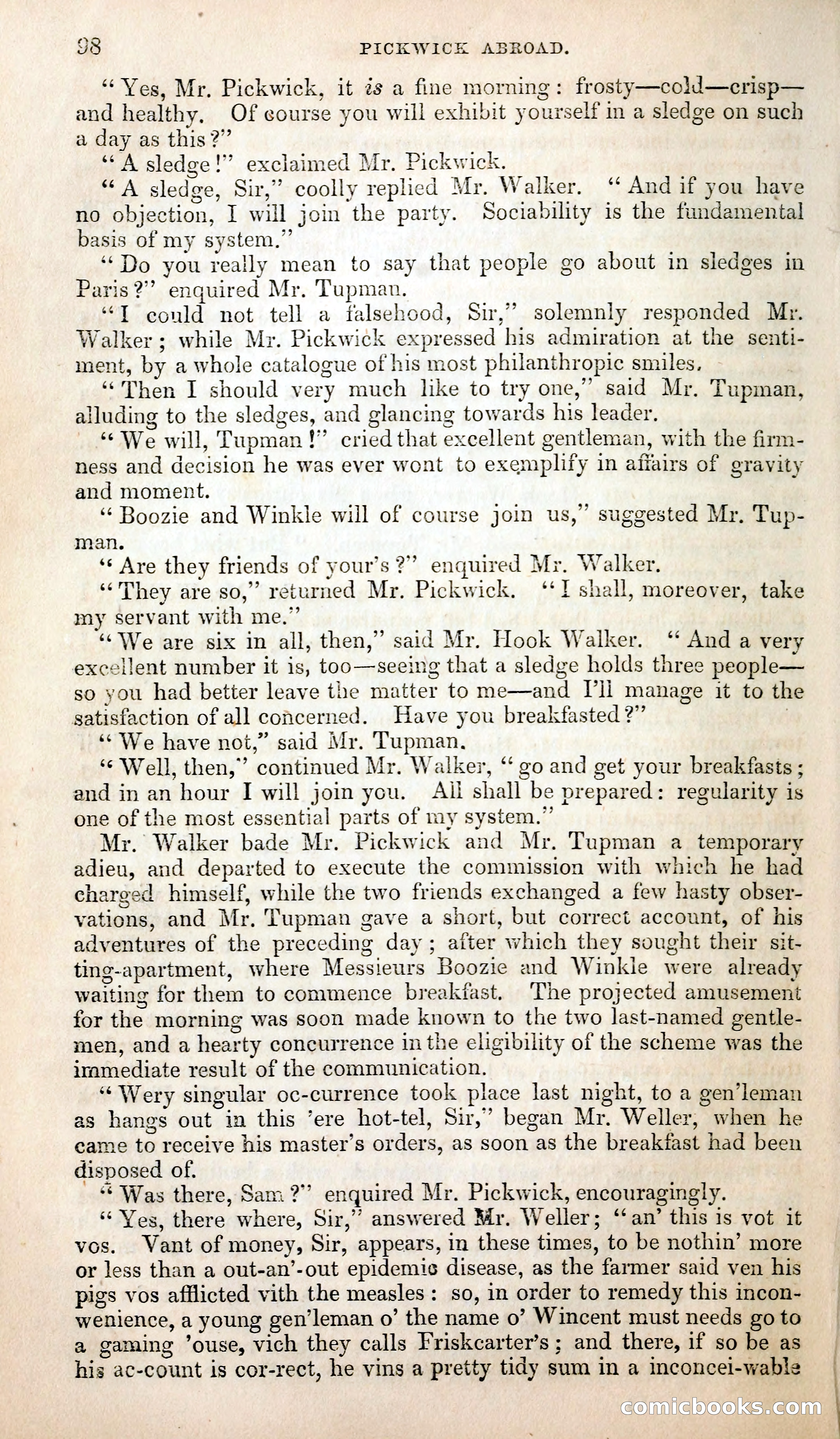 Pickwick Abroad; or, The Tour in France — page 111 of 399
