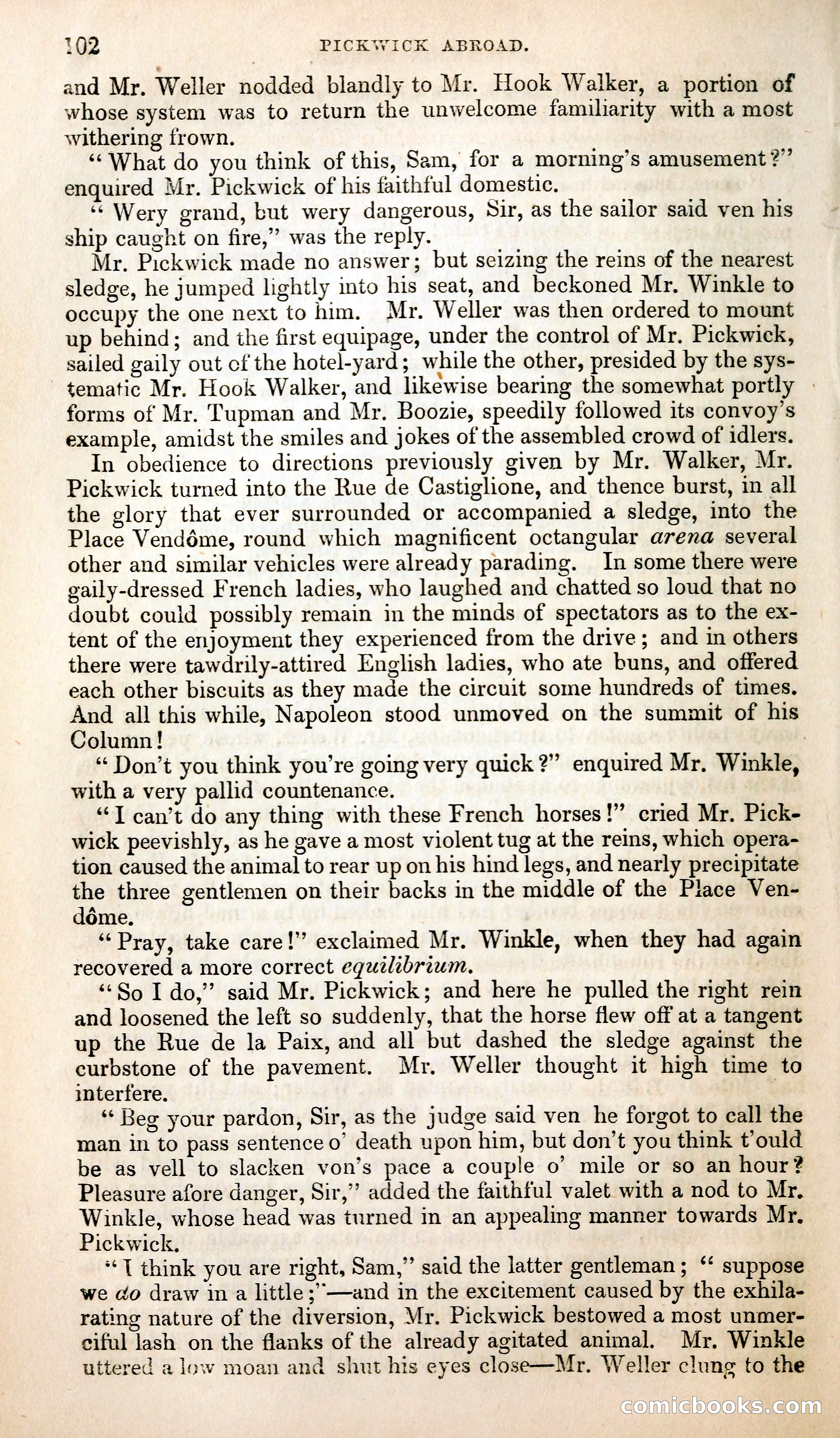Pickwick Abroad; or, The Tour in France — page 115 of 399
